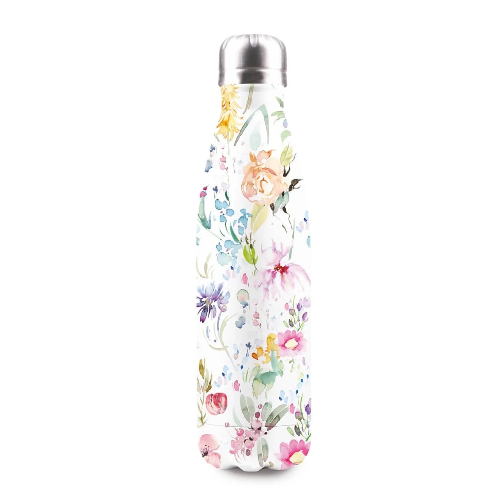 Elegante 500ml Isolierflasche von Easy Life im Watercolour-Look.