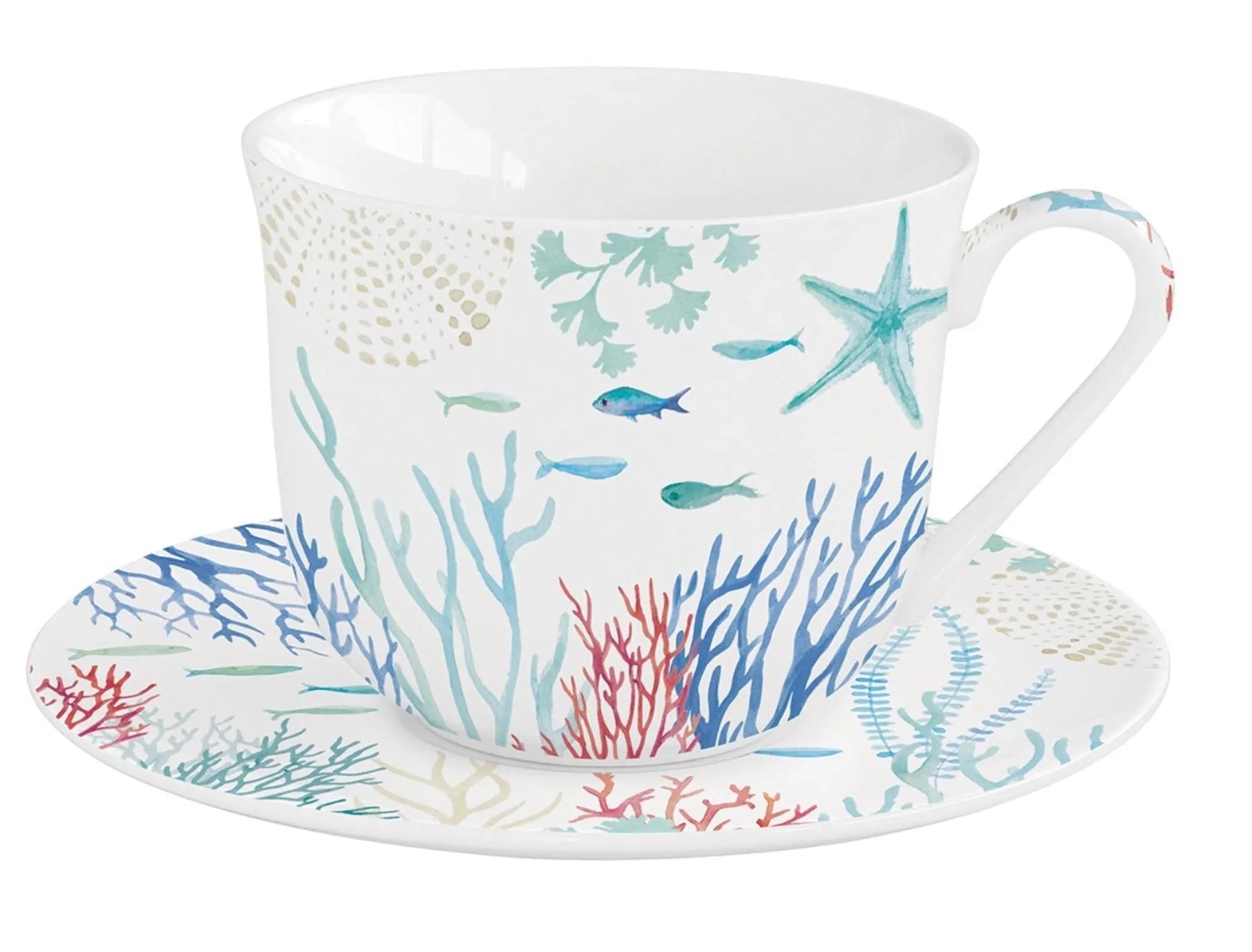 Under the Sea Teetasse m. Untertasse in , 370ml, Tasse, KAQTU Design