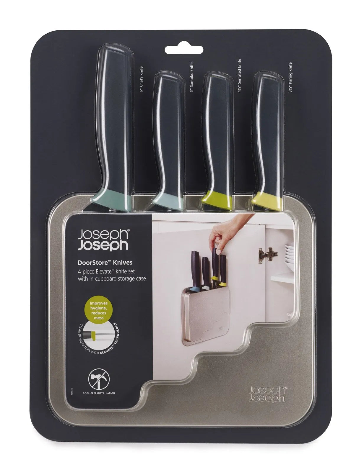 DoorStore Elevate Messer-Set, 4-tlg, 31x22x2cm - KAQTU Design