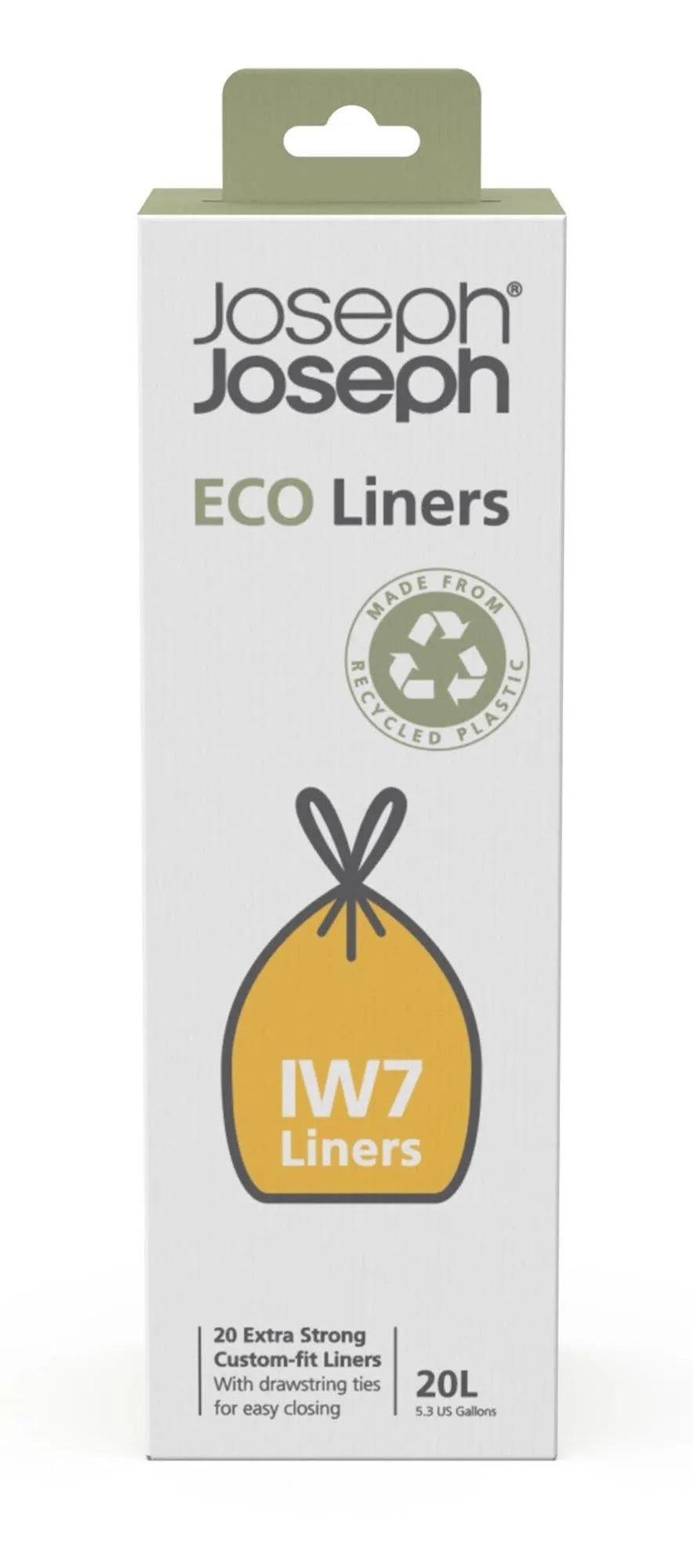 IW7 20 L Eco Müllbeutel Recycelte Müllbeutel 20erPack - KAQTU Design