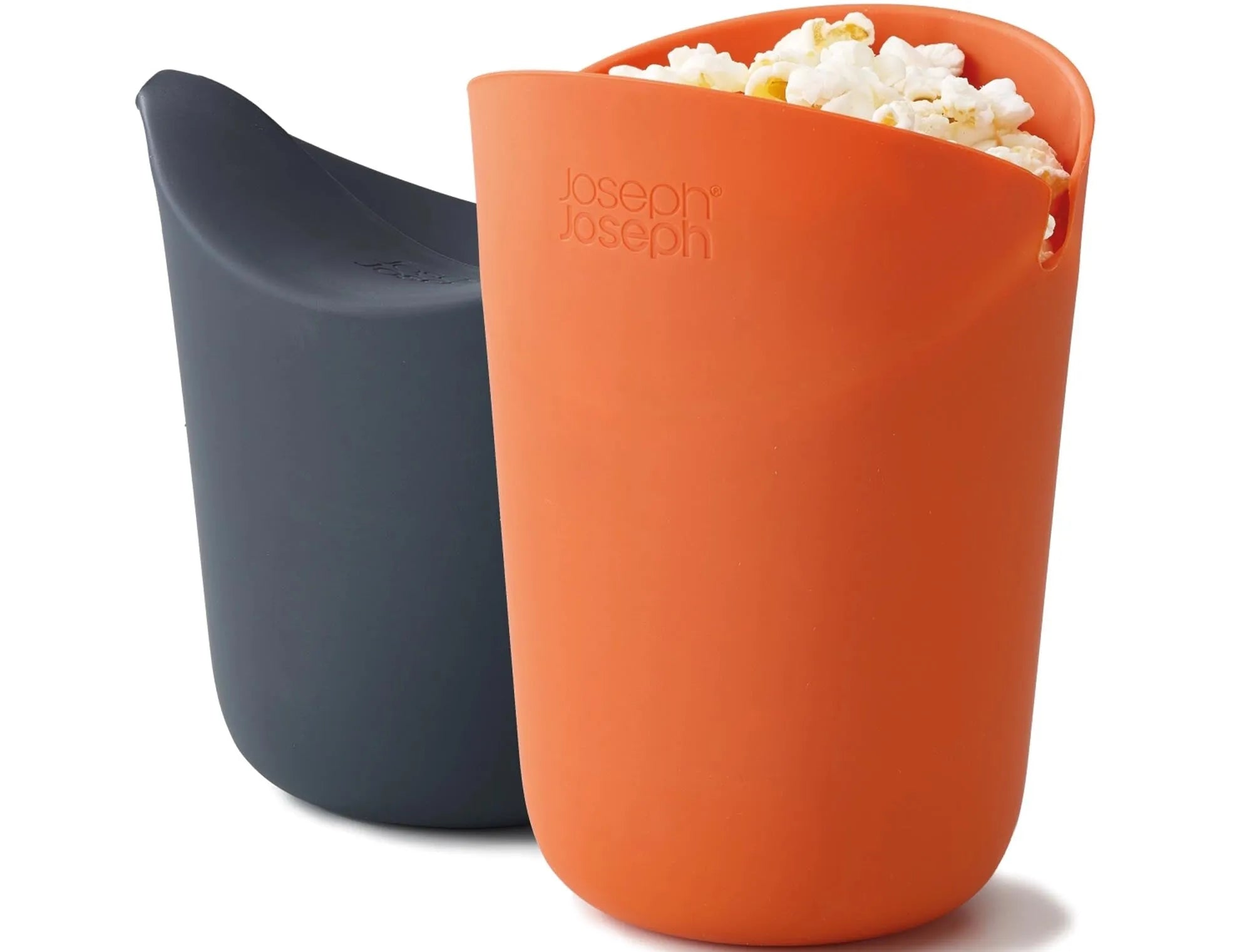 Kompakter M-Cuisine Popcorn Maker von Joseph Joseph: Flexibles, hitzebeständiges Silikon, ideal für Mikrowelle. Einfach, spülmaschinenfest, für gesunde Snacks.