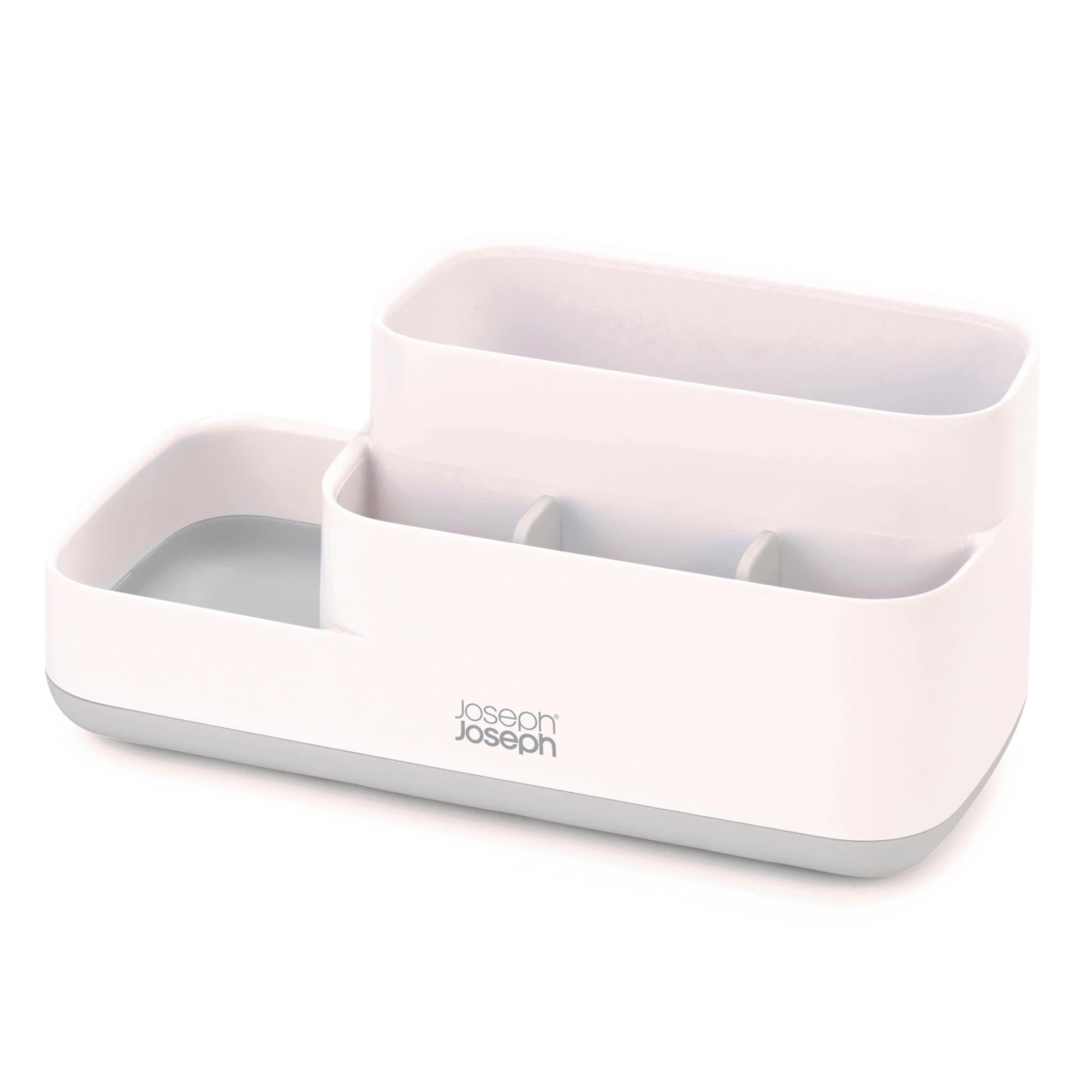 EasyStore Badezimmer Caddy weiss grau, 5x12x12 cm - KAQTU Design