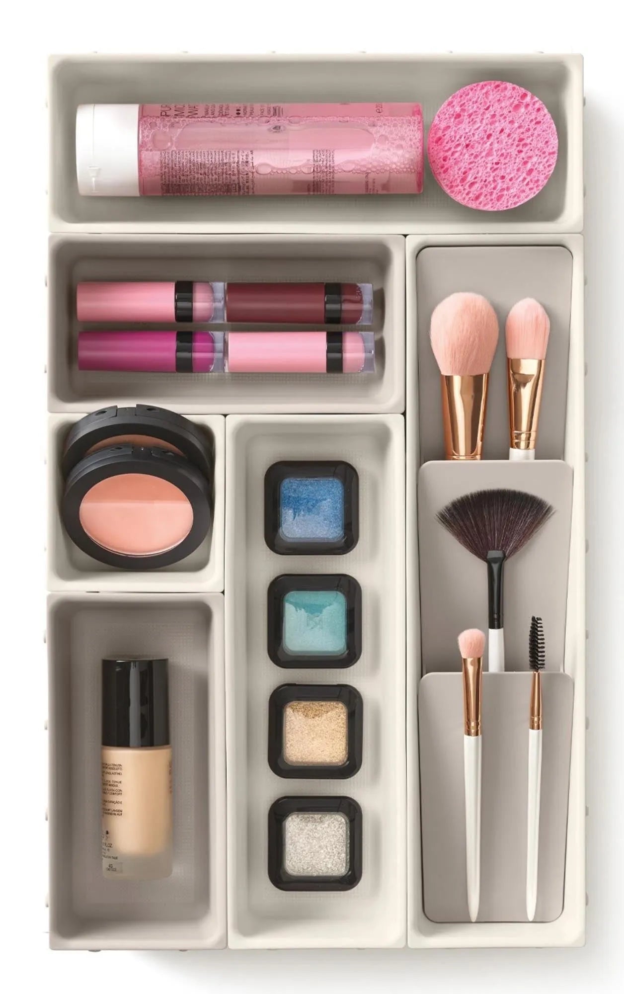 Viva 7 tlg. Makeup Organiser Set Shell - KAQTU Design