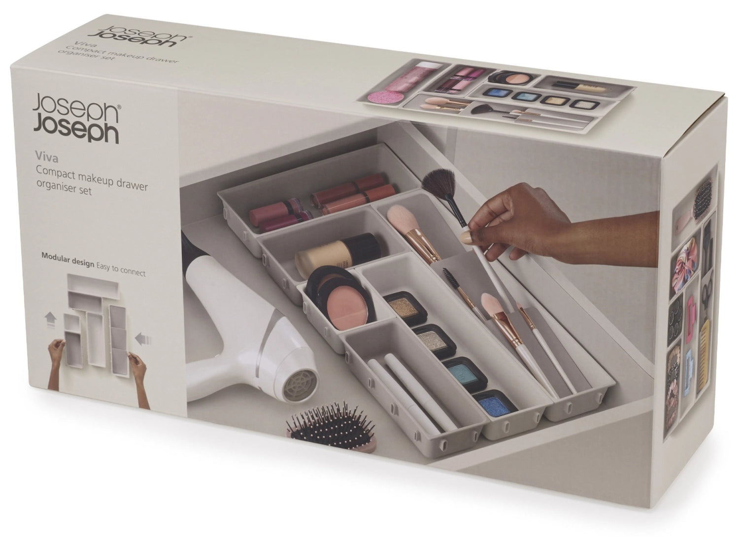 Viva 7 tlg. Makeup Organiser Set Shell - KAQTU Design