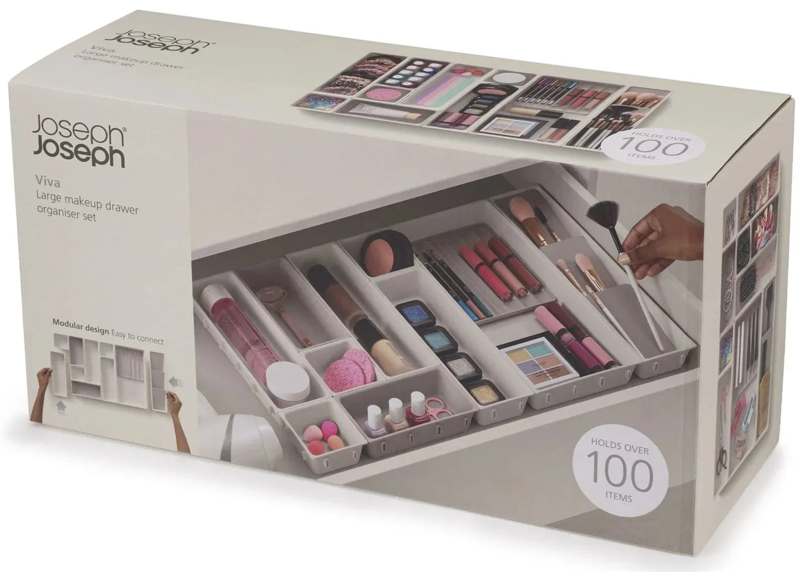 Viva 12 tlg. Makeup Organiser Set Shell - KAQTU Design