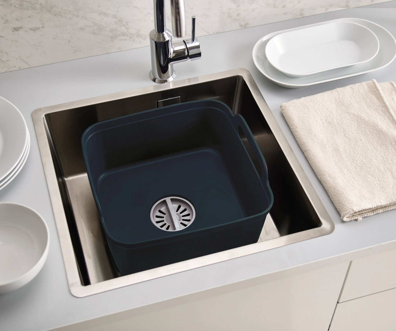 Wash Drain Waschbehälter grau - KAQTU Design