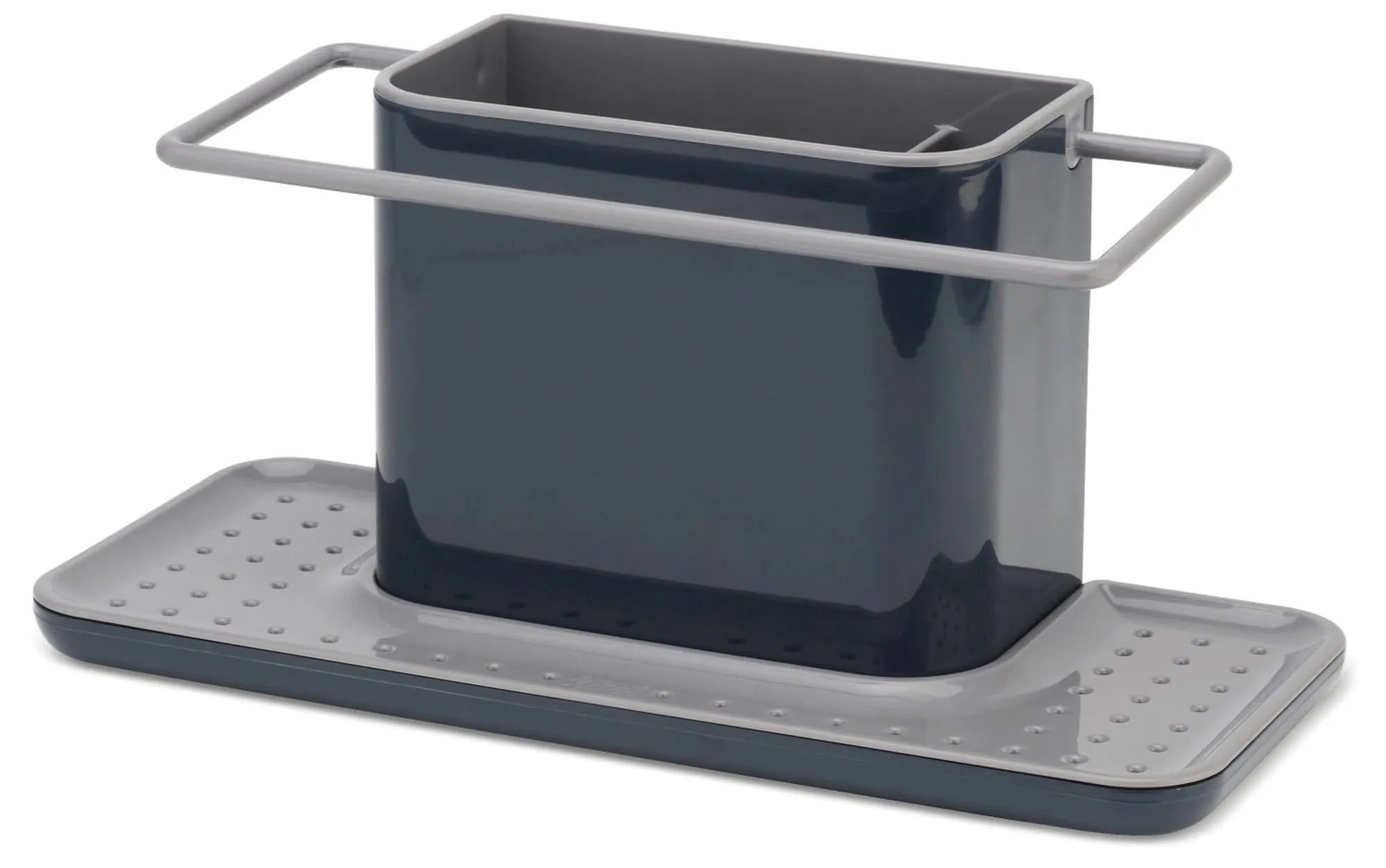 Eleganter Joseph Joseph Sink Caddy in Grau, 30.5x13x14.2 cm, für organisierte Spüle. Robust, hygienisch, stilvoll.