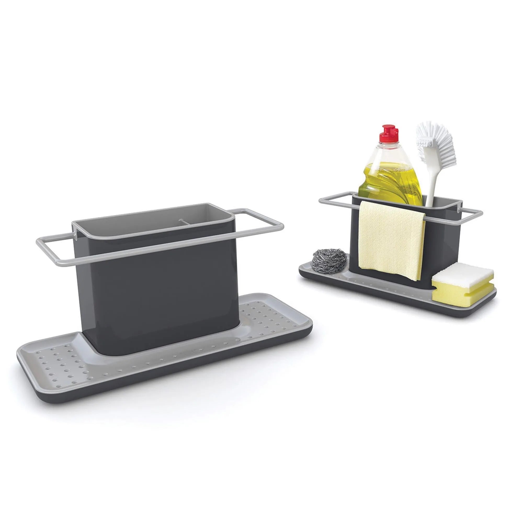 Großer grauer Sink Caddy von Joseph Joseph für perfekte Ordnung.