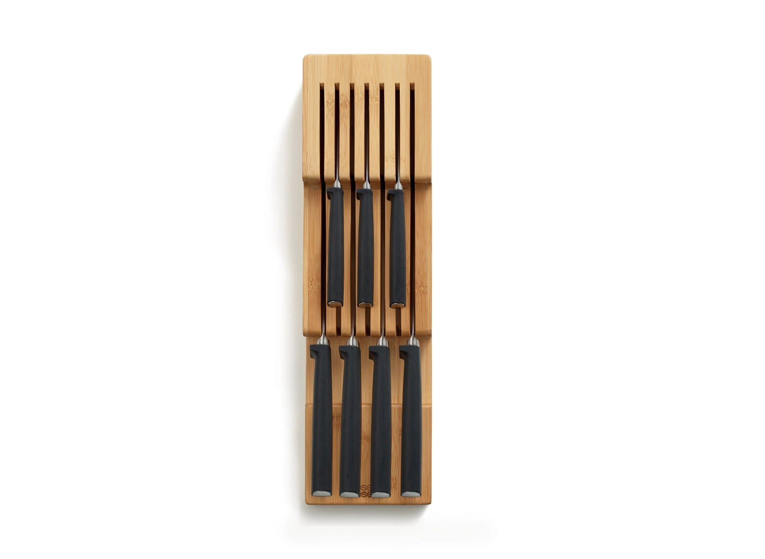 DrawerStore Bamboo Messerliege mit zwei Ebenen Bambus - KAQTU Design