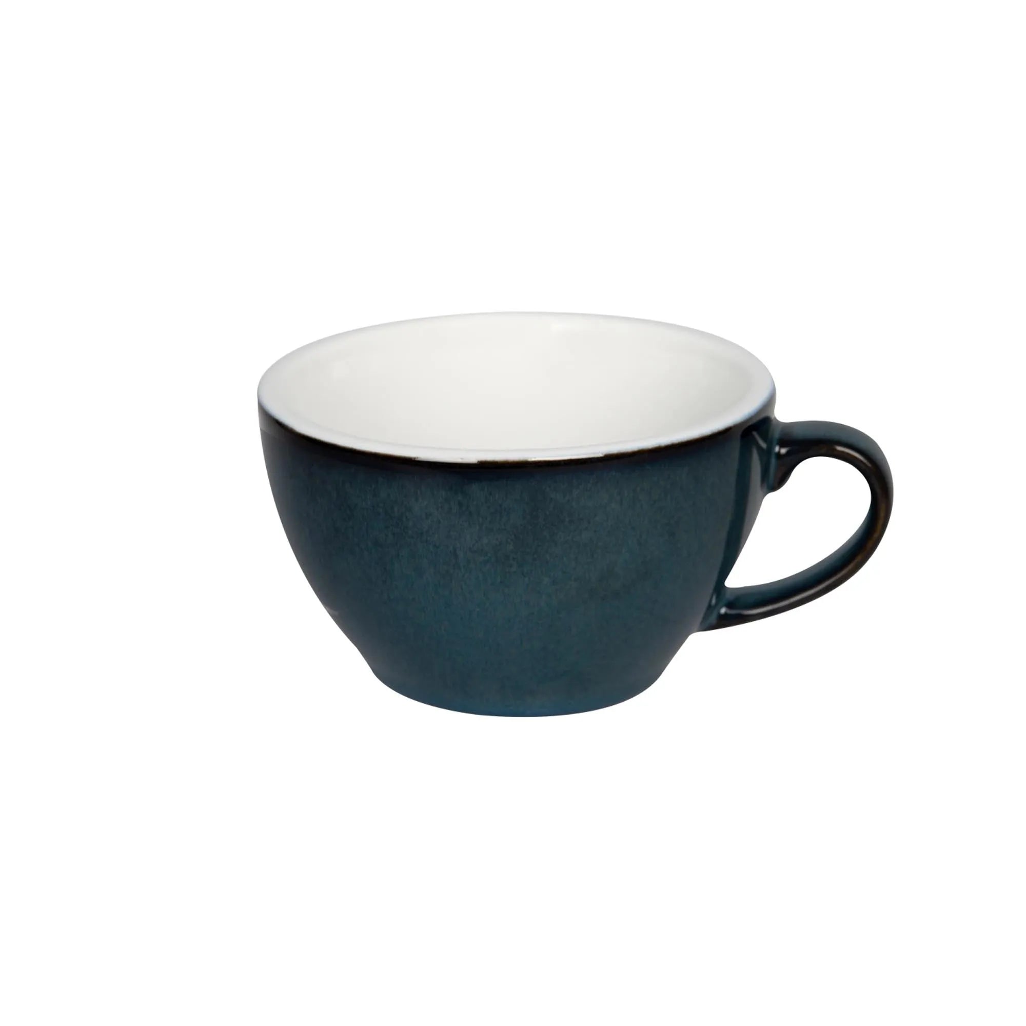 Egg Cappuccino Tasse 250ml in Nachthimmel präsentiert im Onlineshop von KAQTU Design AG. Kaffeetassen ist von Loveramics