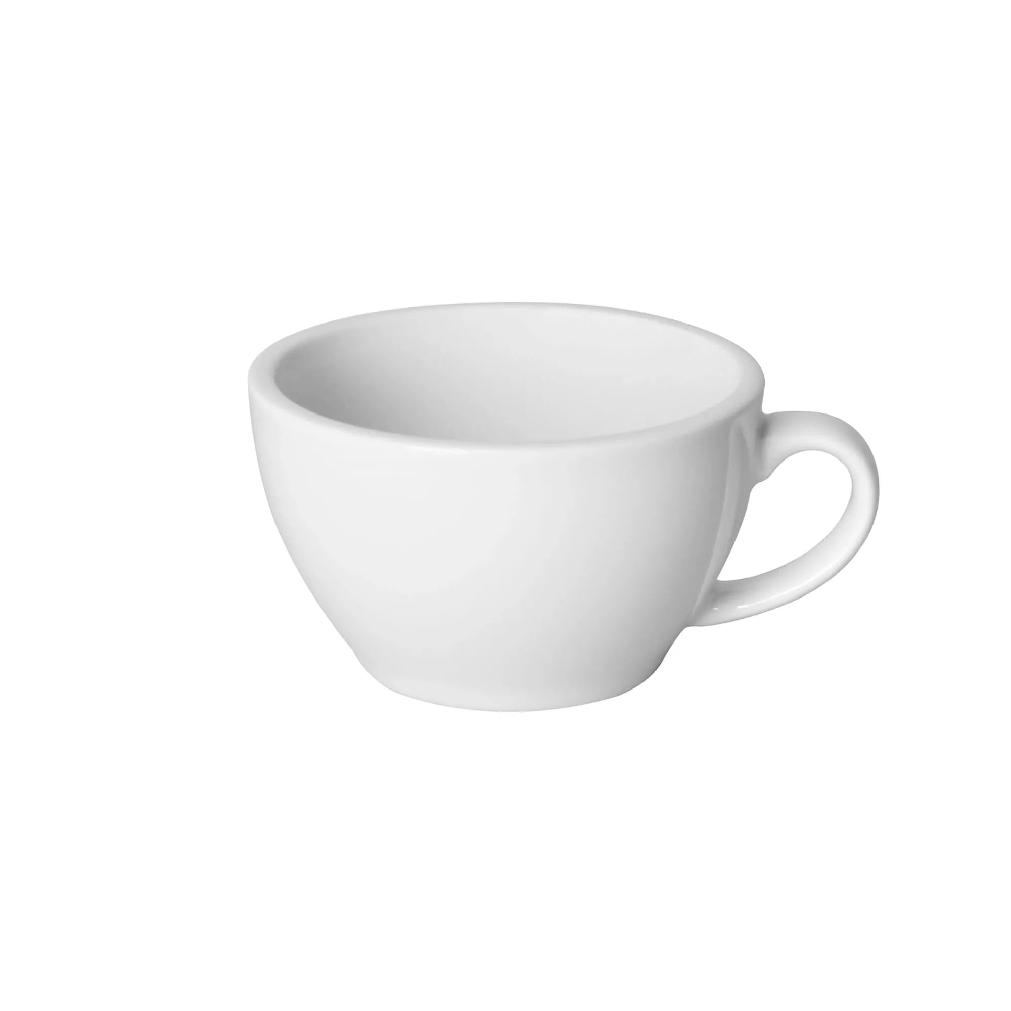 Egg Cappuccino Tasse 250ml in Weiss präsentiert im Onlineshop von KAQTU Design AG. Kaffeetassen ist von Loveramics