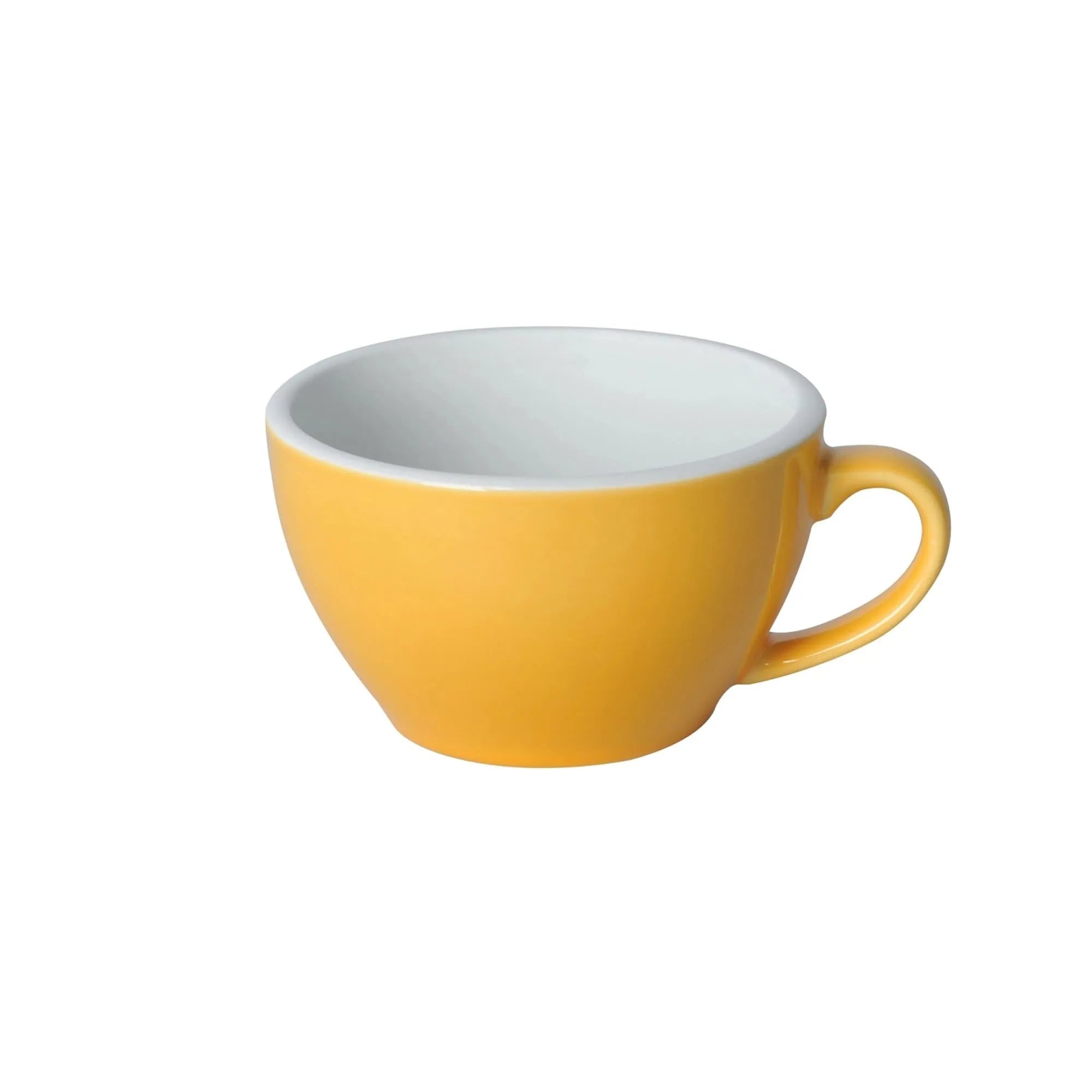 Egg Cappuccino Tasse 250ml in Gelb präsentiert im Onlineshop von KAQTU Design AG. Kaffeetassen ist von Loveramics