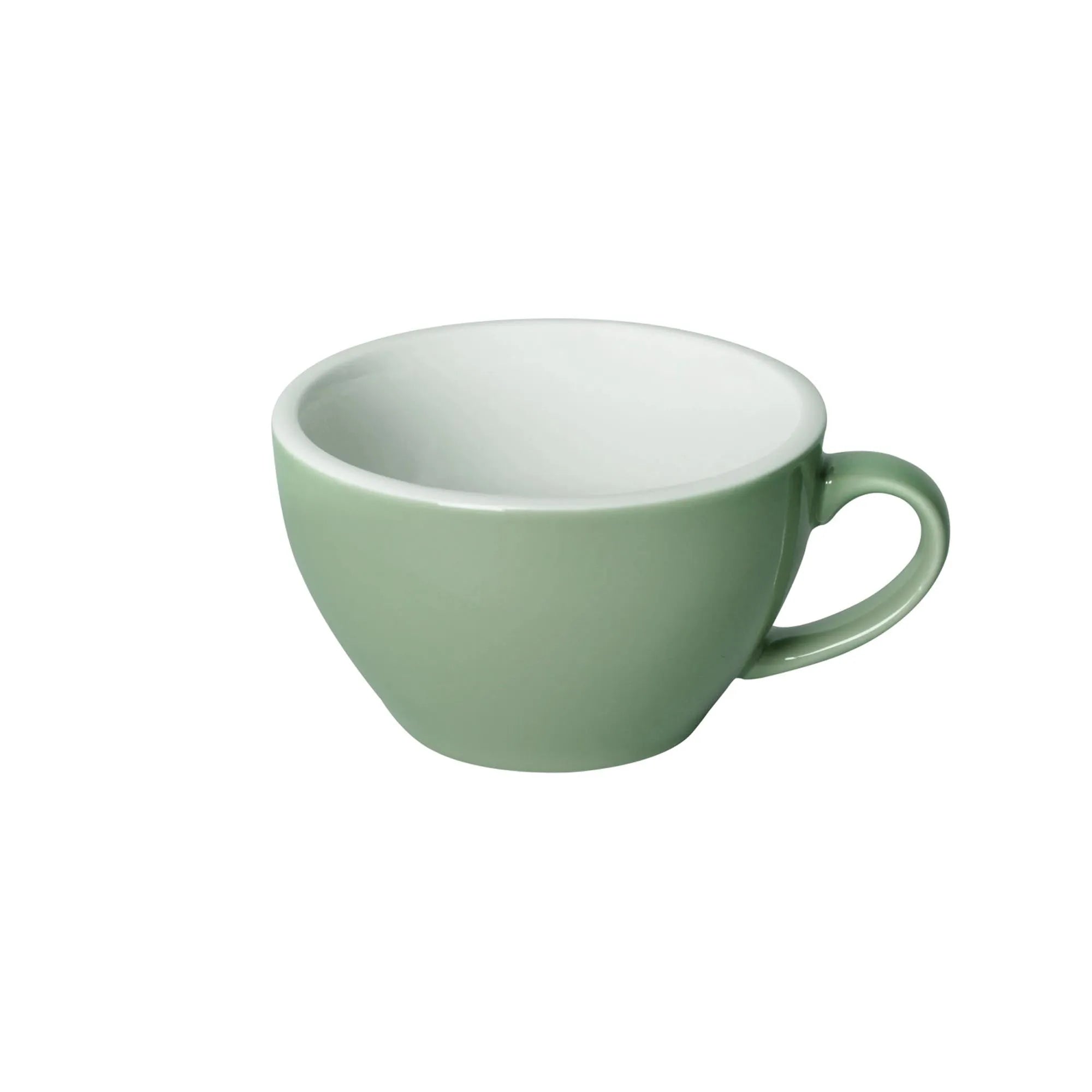 Egg Cappuccino Tasse 250ml in Minze präsentiert im Onlineshop von KAQTU Design AG. Kaffeetassen ist von Loveramics