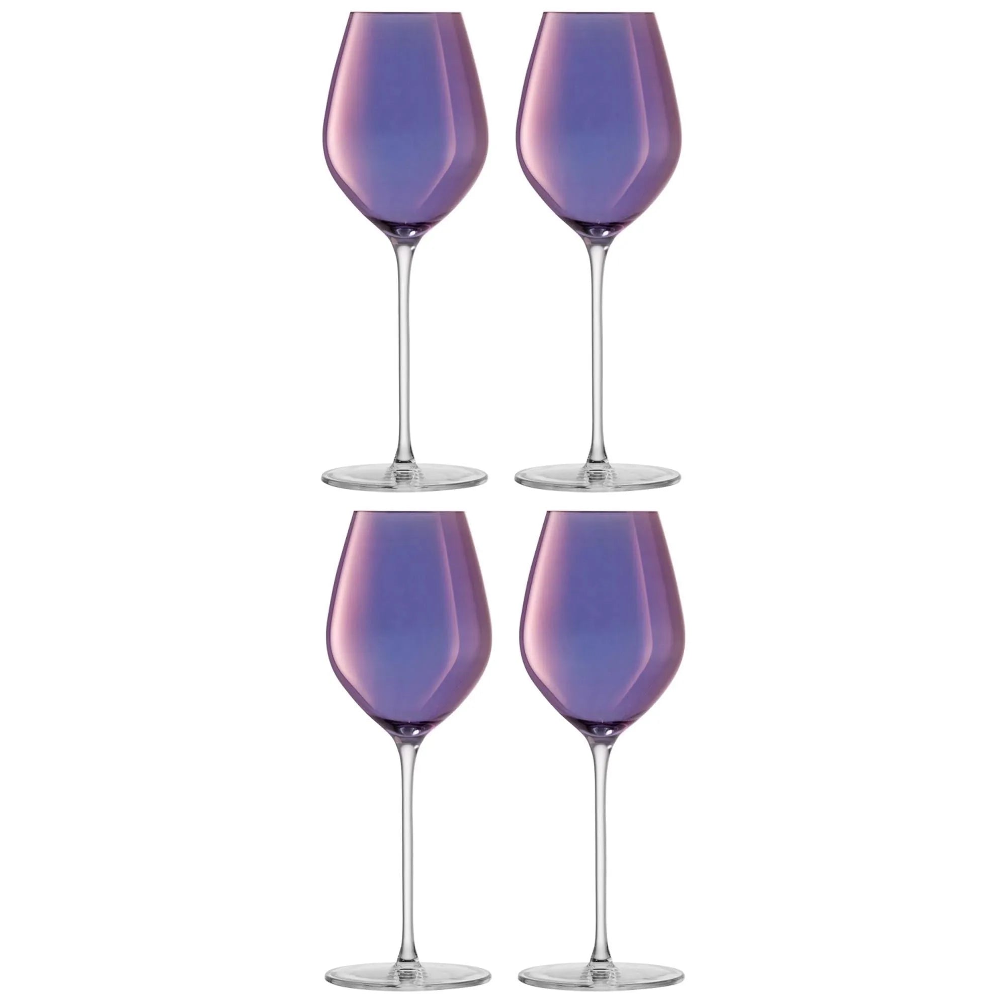 Elegante, handgefertigte Aurora Champagnergläser (4er Set, 285ml) von LSA: zeitloses Design, brillantes Glas, luxuriöser Genuss.