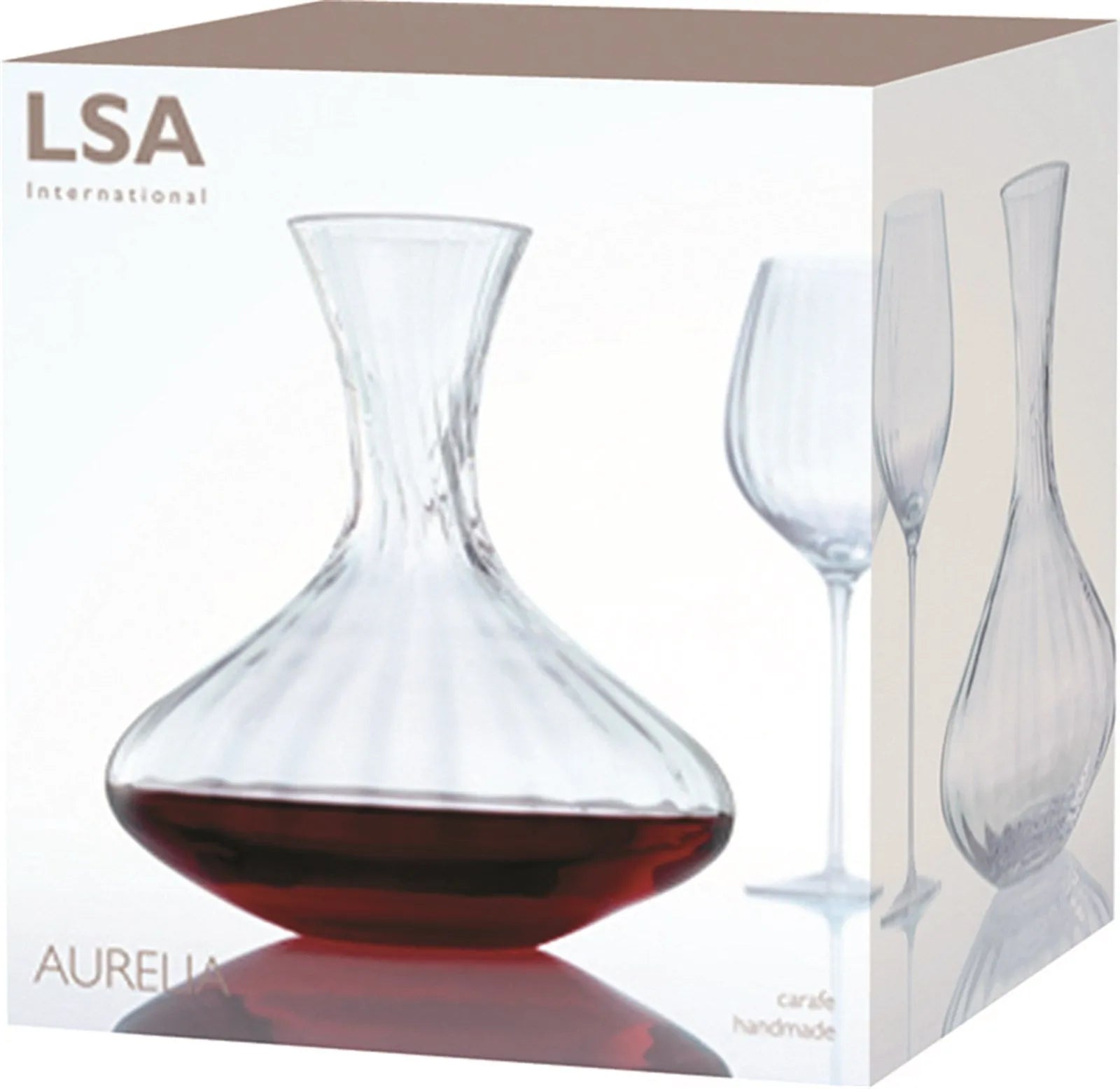 Aurelia Karaffe 1.8L von LSA: Zeitloses Design für jeden Tisch.