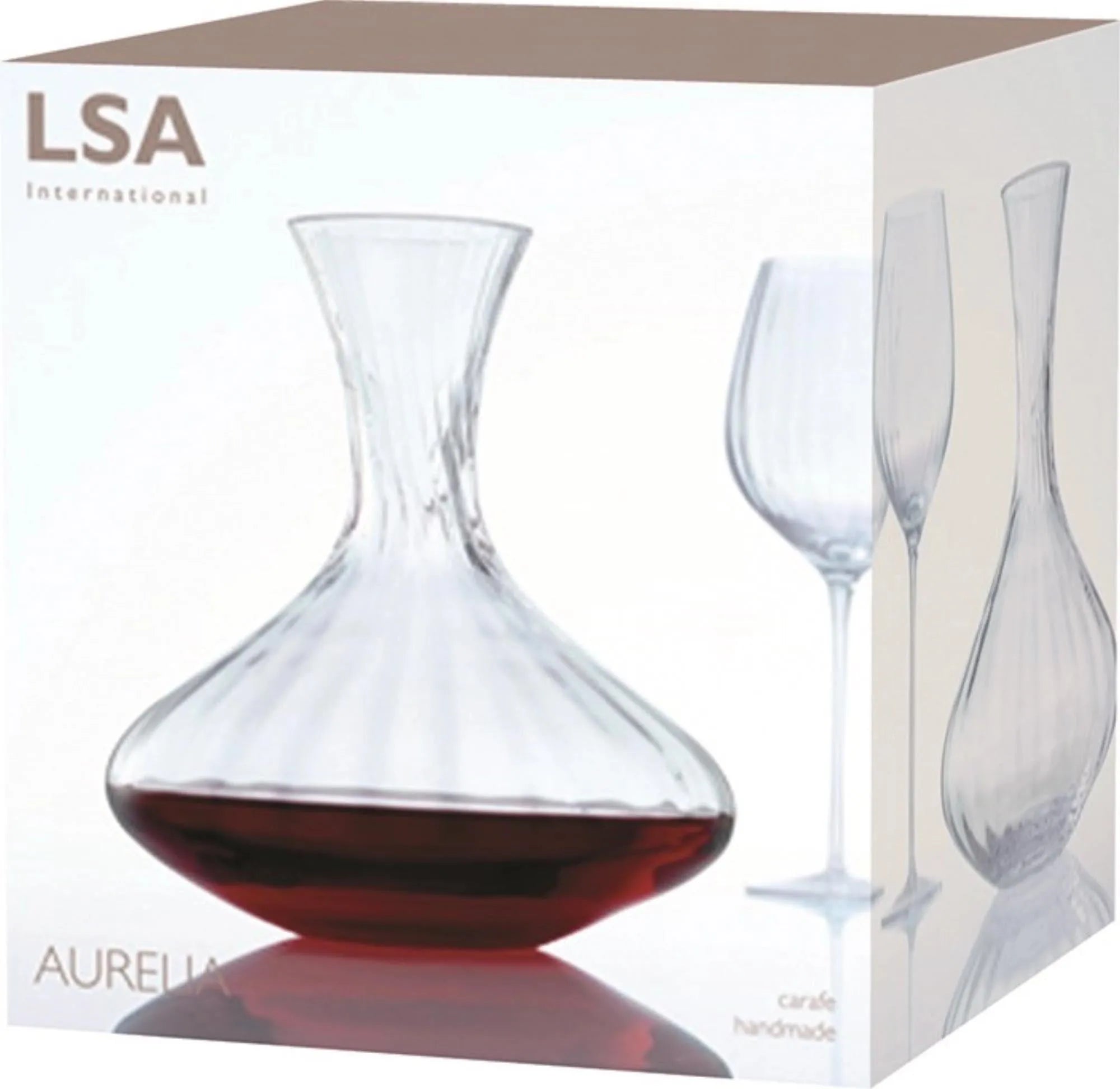 Aurelia Karaffe 1.8L von LSA: Perfekte Transparenz für Ihr Zuhause.