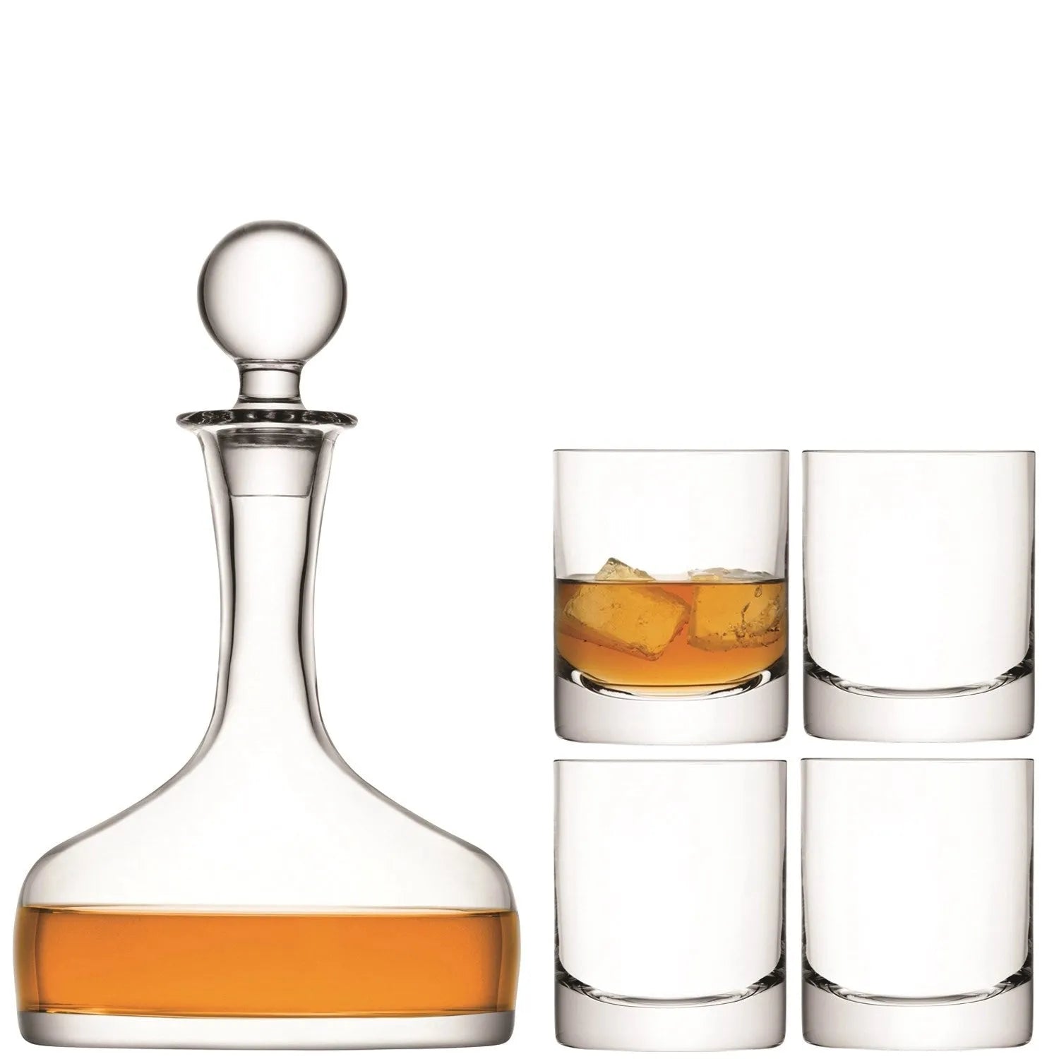 Bar Karaffe  Becher Set 1.6L 250ml - klar