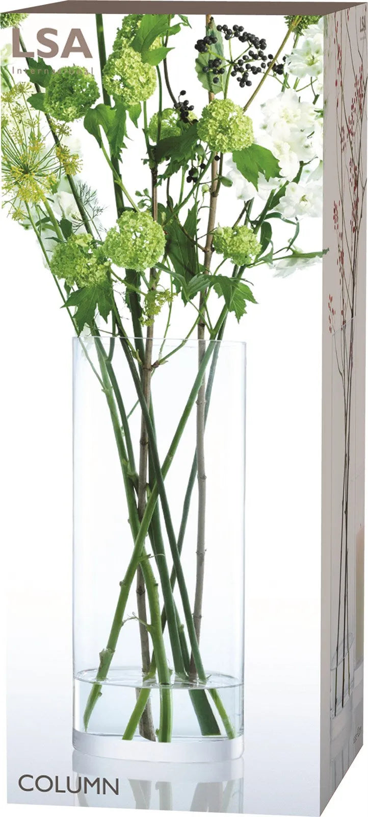 Column Vase H42 x Ø18cm - klar - KAQTU Design