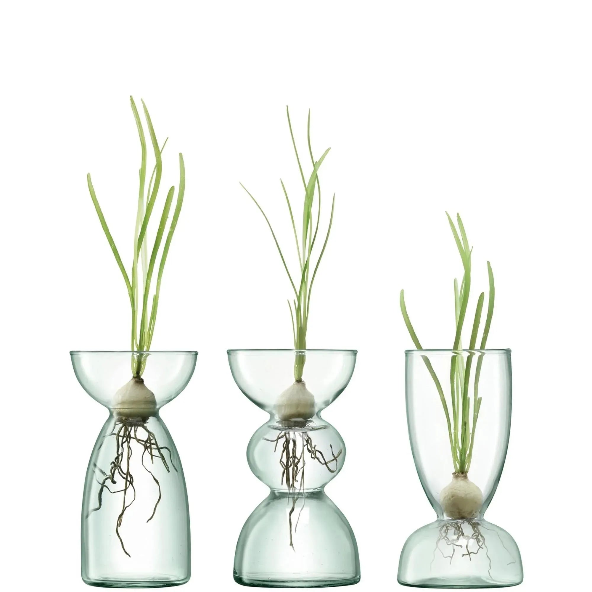 Canopy Trio Vase Set H13cm recy. Optik - KAQTU Design