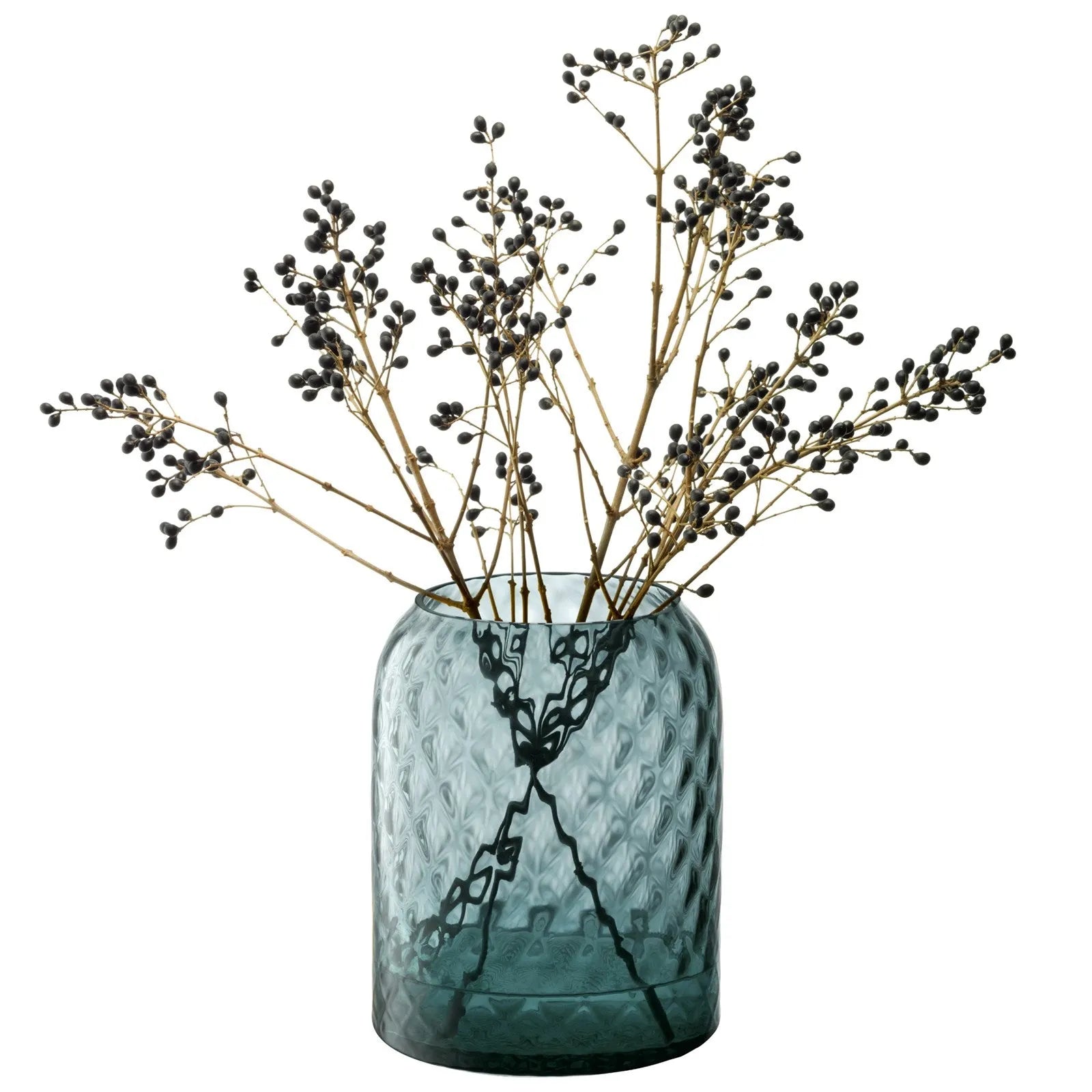 Dapple Vase Laterne H16cm Water Blue - KAQTU Design