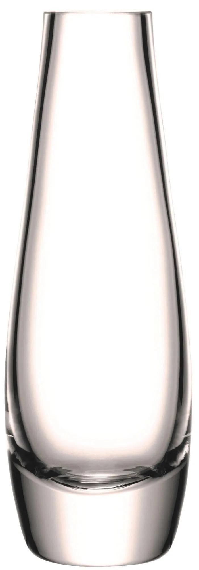 Elegante LSA Flower Einblütler Vase, 17cm, aus klarem Glas. Ideal für Einzelblumen, passt zu jedem Einrichtungsstil.