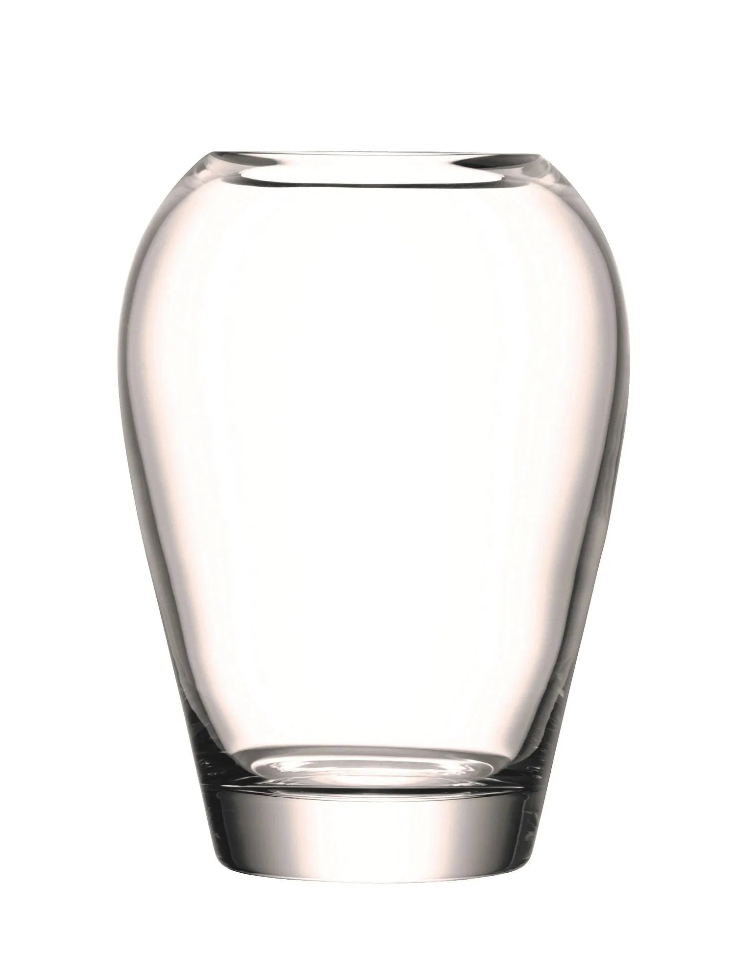 Elegante LSA Vase aus klarem Glas, 25 cm hoch, ideal für Blumenarrangements. Zeitloses Design für jeden Einrichtungsstil.