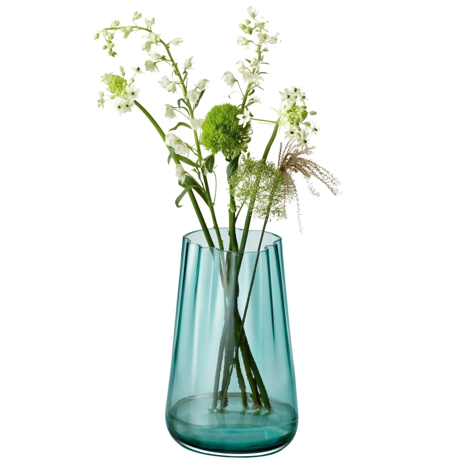 Lagoon Vase/Laterne H35cm in Meeresgrün: Zeitlose Eleganz von LSA.