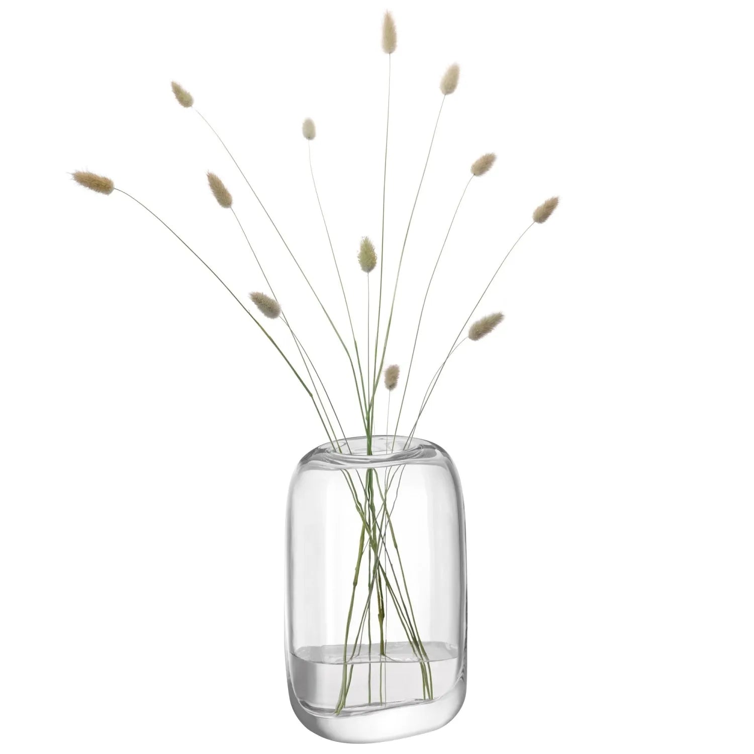 Transparente Melt Vase H24cm von LSA – stilvoll und vielseitig.