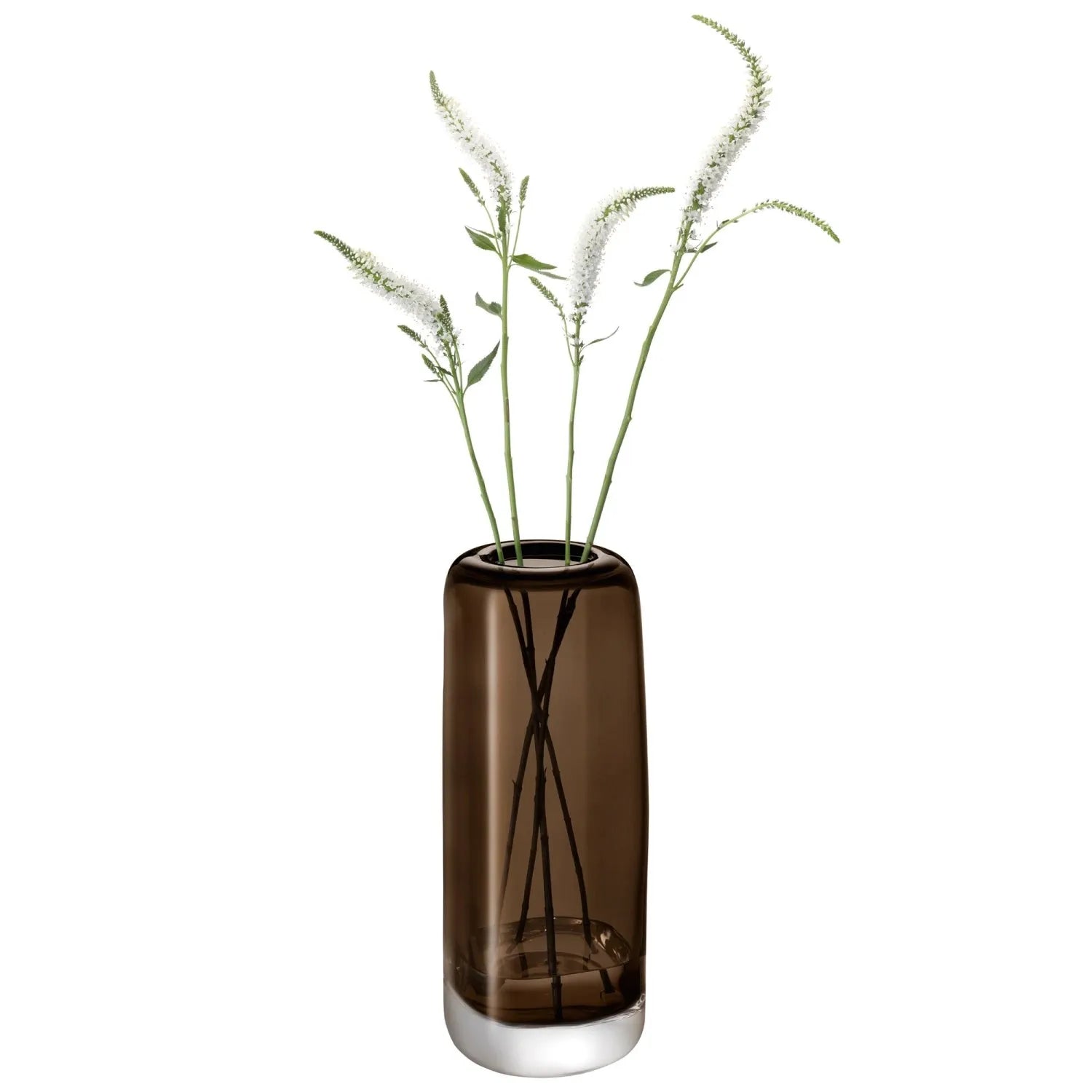 Exklusive LSA Melt Vase H34cm in Braun für stilvolle Akzente.