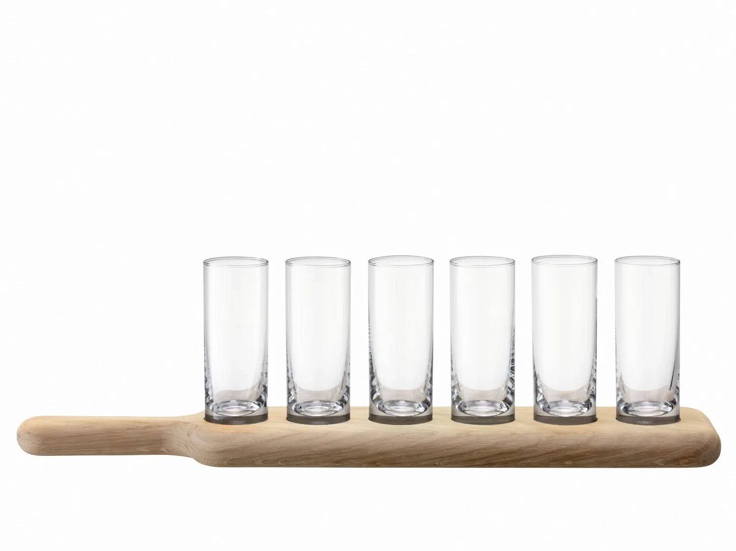 Paddle Wodka Set  Unterteil aus Eiche L40cm - klar