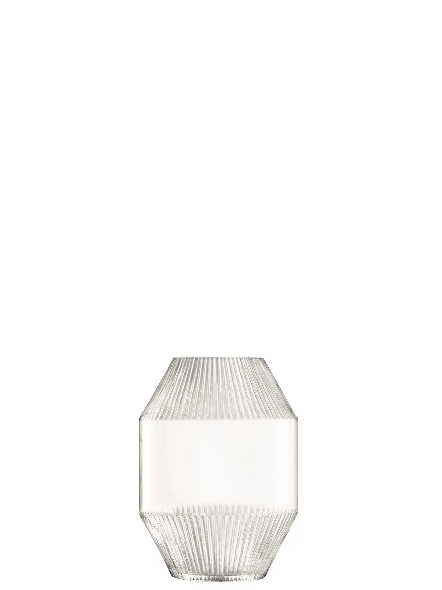 Elegante Rotunda Vase H37cm von LSA: Mundgeblasenes Glas, minimalistisches Design, ideal für große Blumensträuße. Zeitloses Wohnaccessoire.