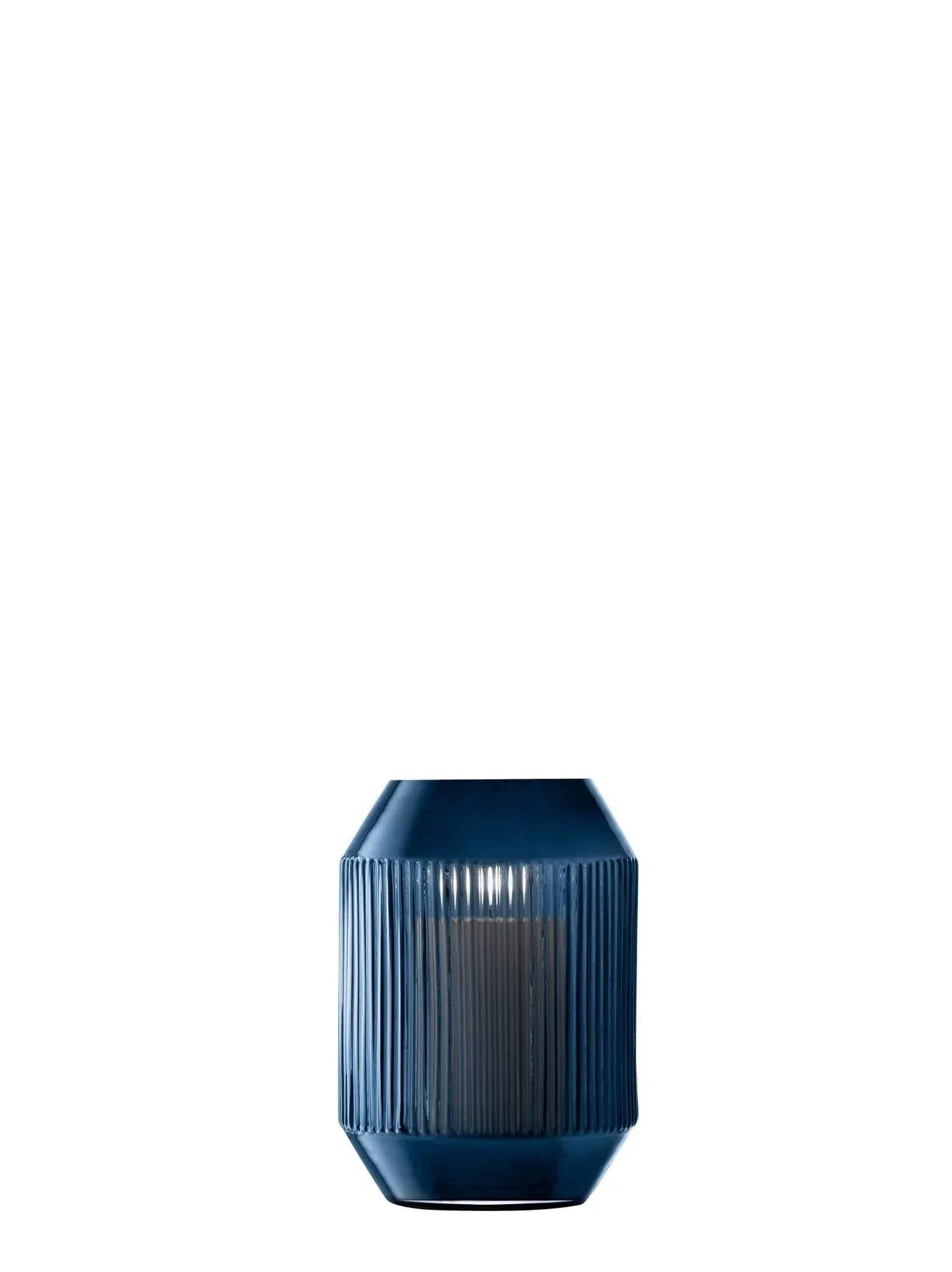 Rotunda Sturmlicht Vase H26cm saphirblau, Vase, KAQTU Design