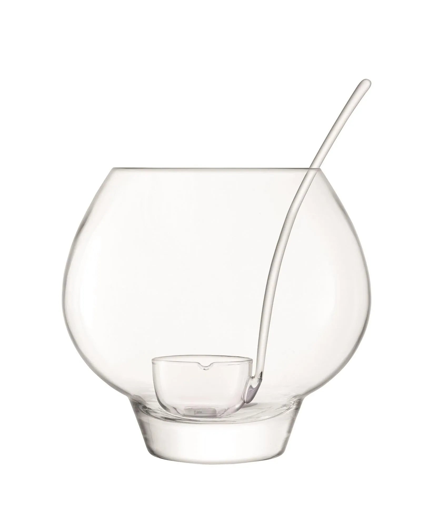 Stilvolles LSA Rum Punch Bowle-Set aus klarem Glas, perfekt für festliche Anlässe und elegante Getränkepraesentationen.