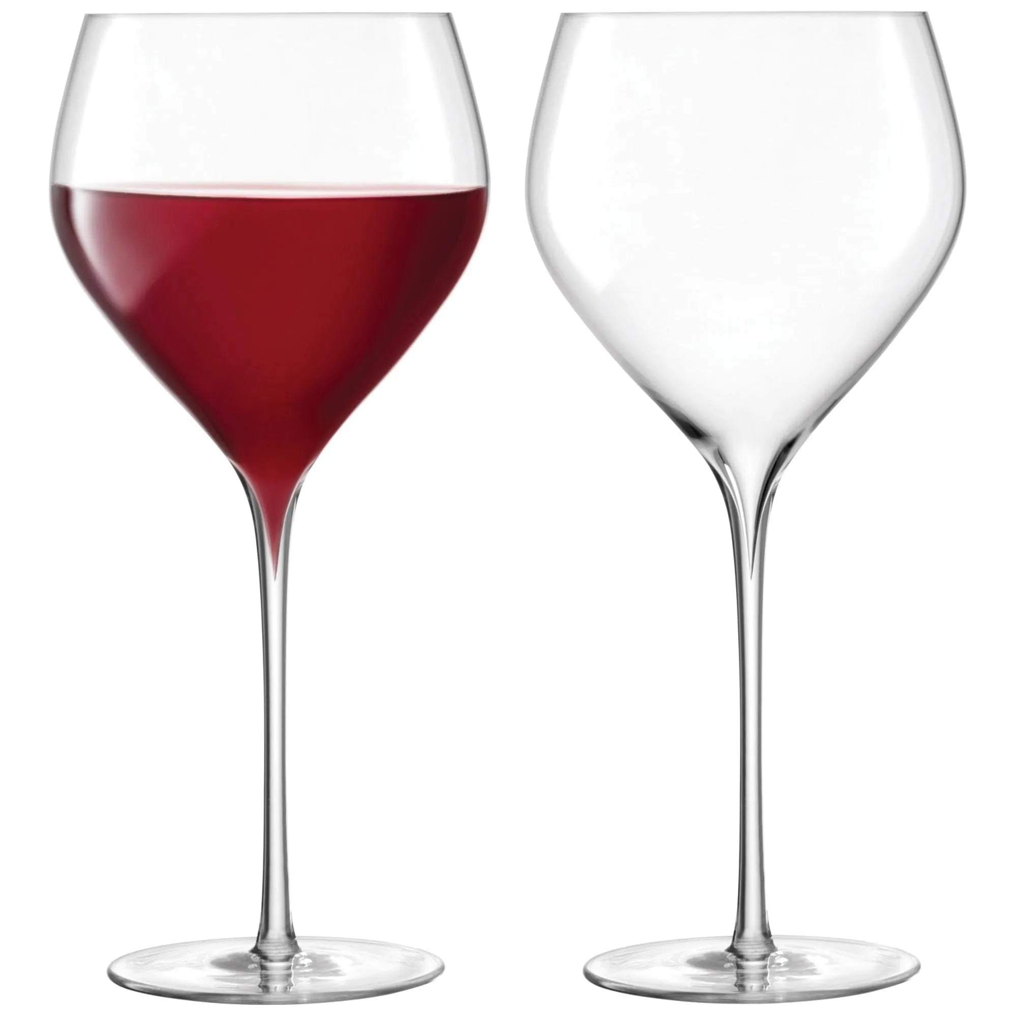 2er Set Savoy Rotweinglas 590 ml klar, Wein- & Sektglas, KAQTU Design