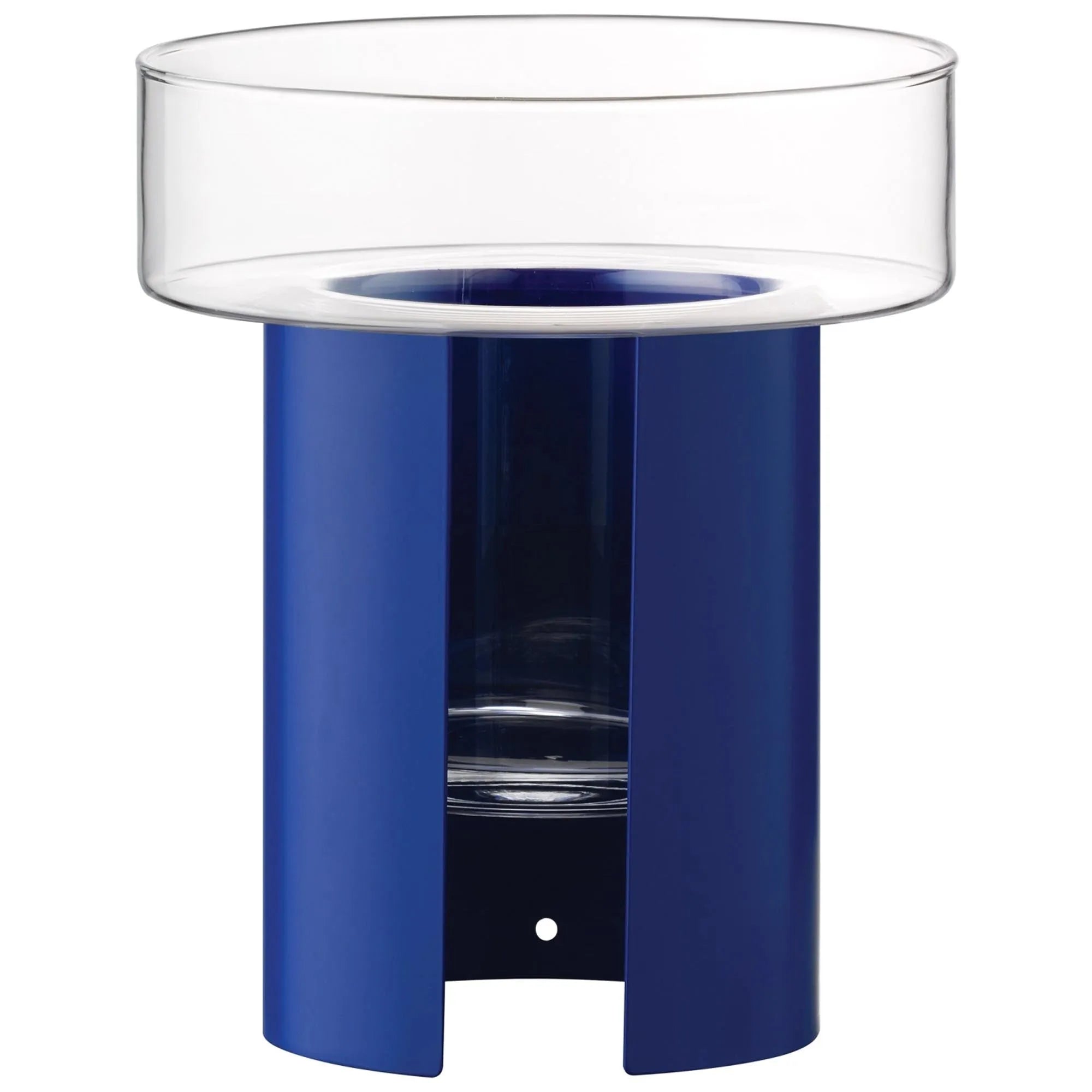 Pflanzentopf Terrazza H22 Ø19 cm klar/blau, Vase, KAQTU Design