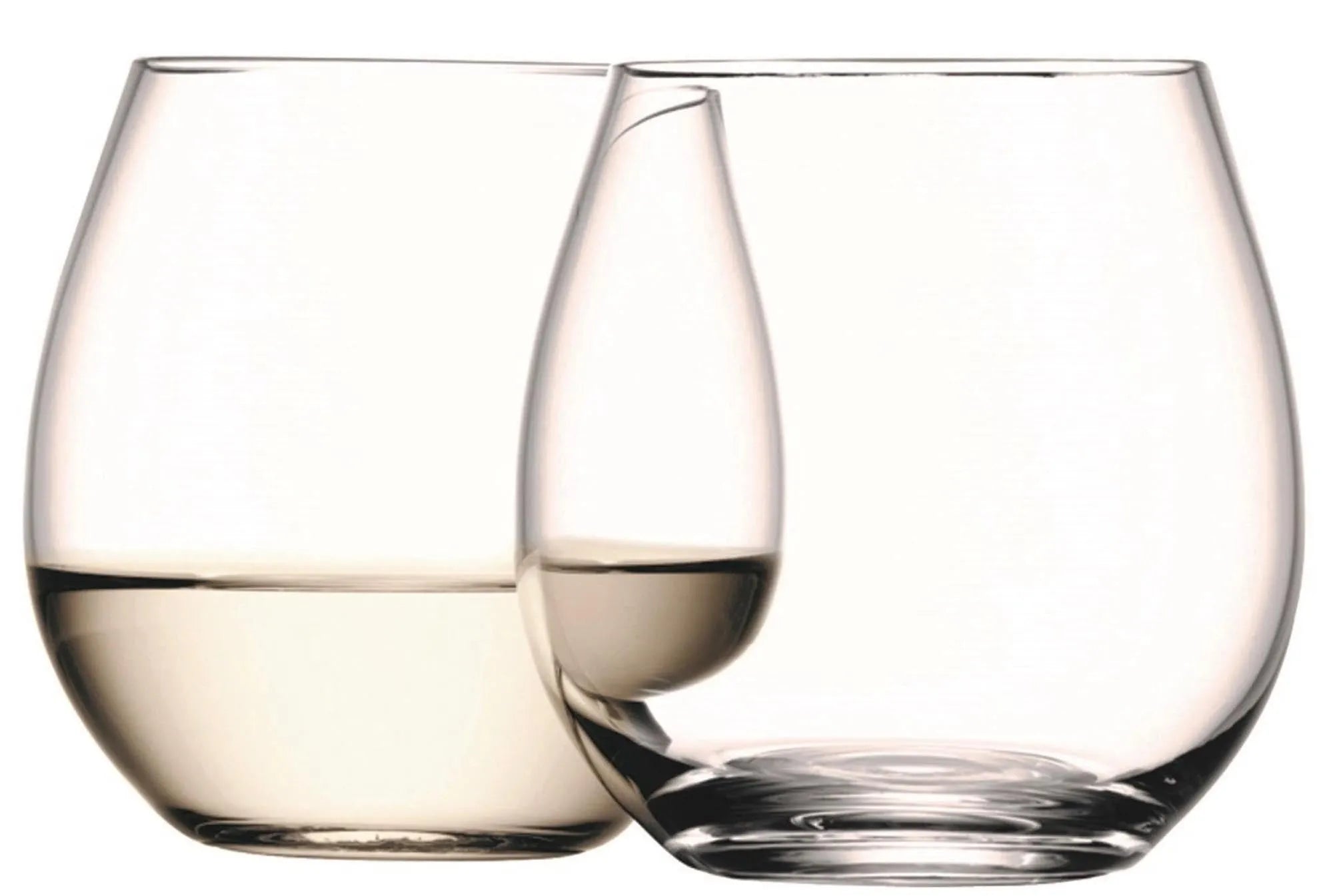 Elegantes 2er Set Weinbecher 370ml von LSA: Brillantes, langlebiges Glas für optimales Trinkerlebnis und stilvolle Präsentation.