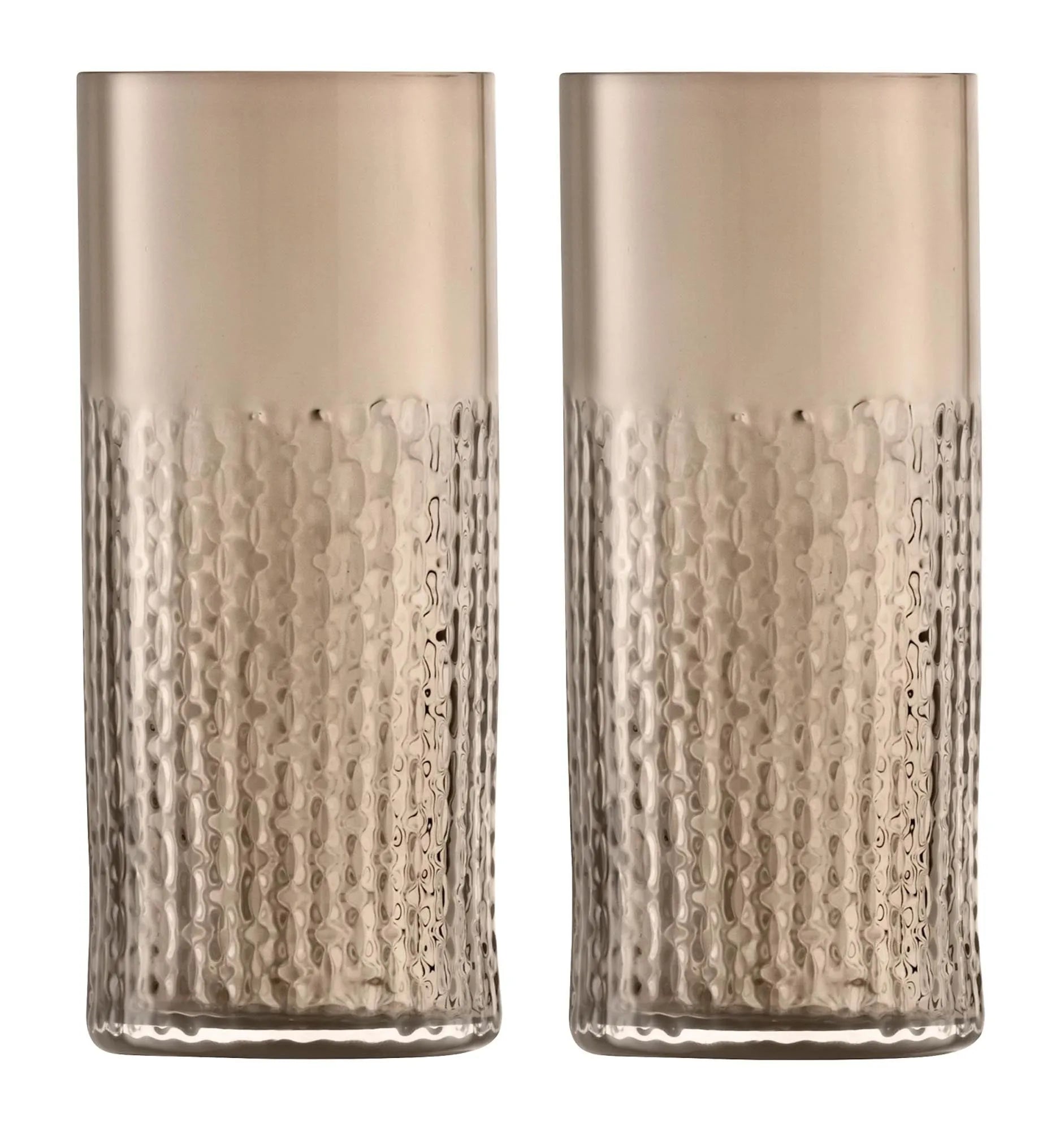 2er Set Wicker Longdrinkgläser 400ml - KAQTU Design