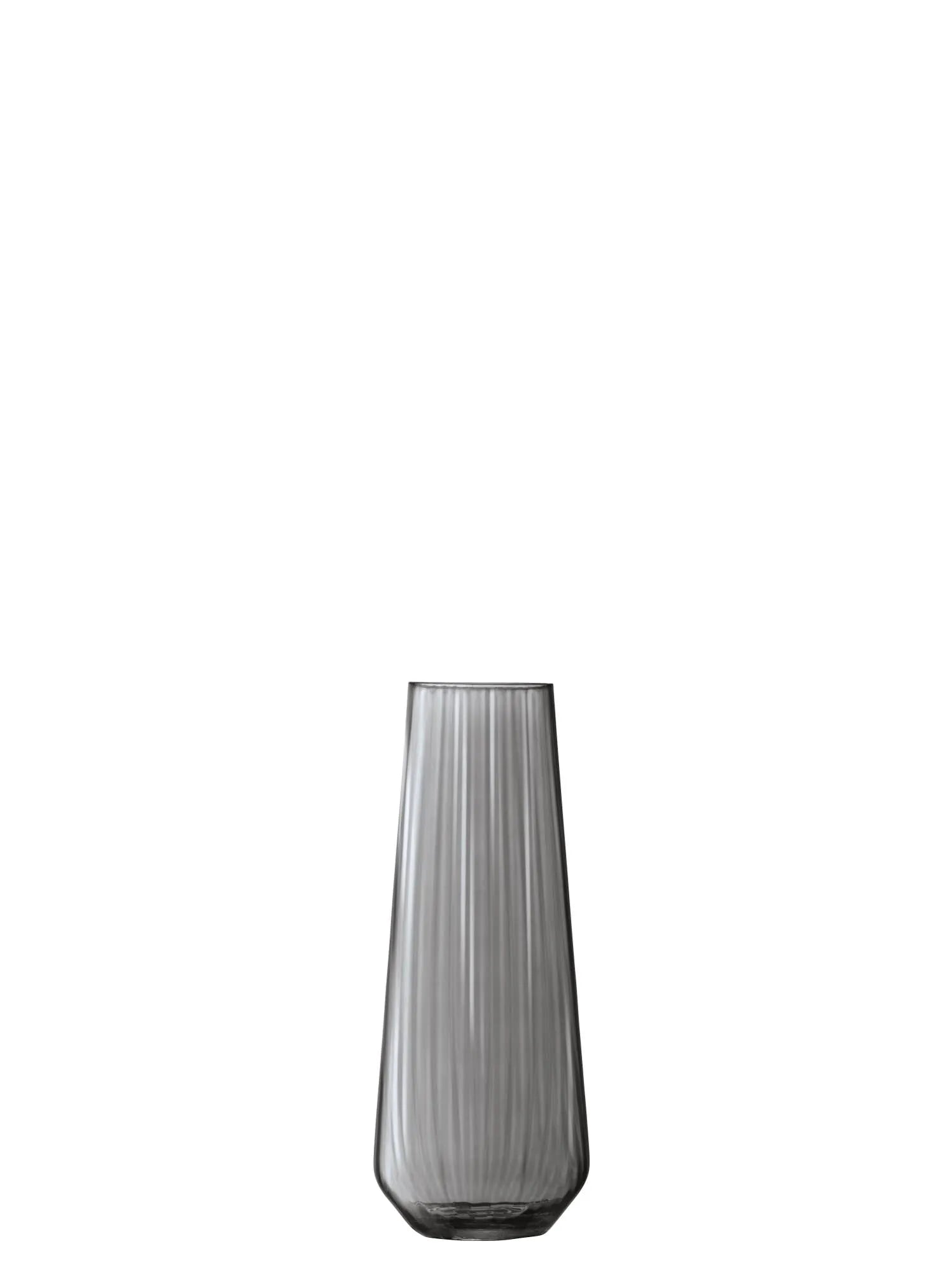 Elegante Zinc Vase H36cm von LSA: modernes Design, zinkfarbene Oberfläche, lichtdurchlässig, ideal für große Blumenarrangements.