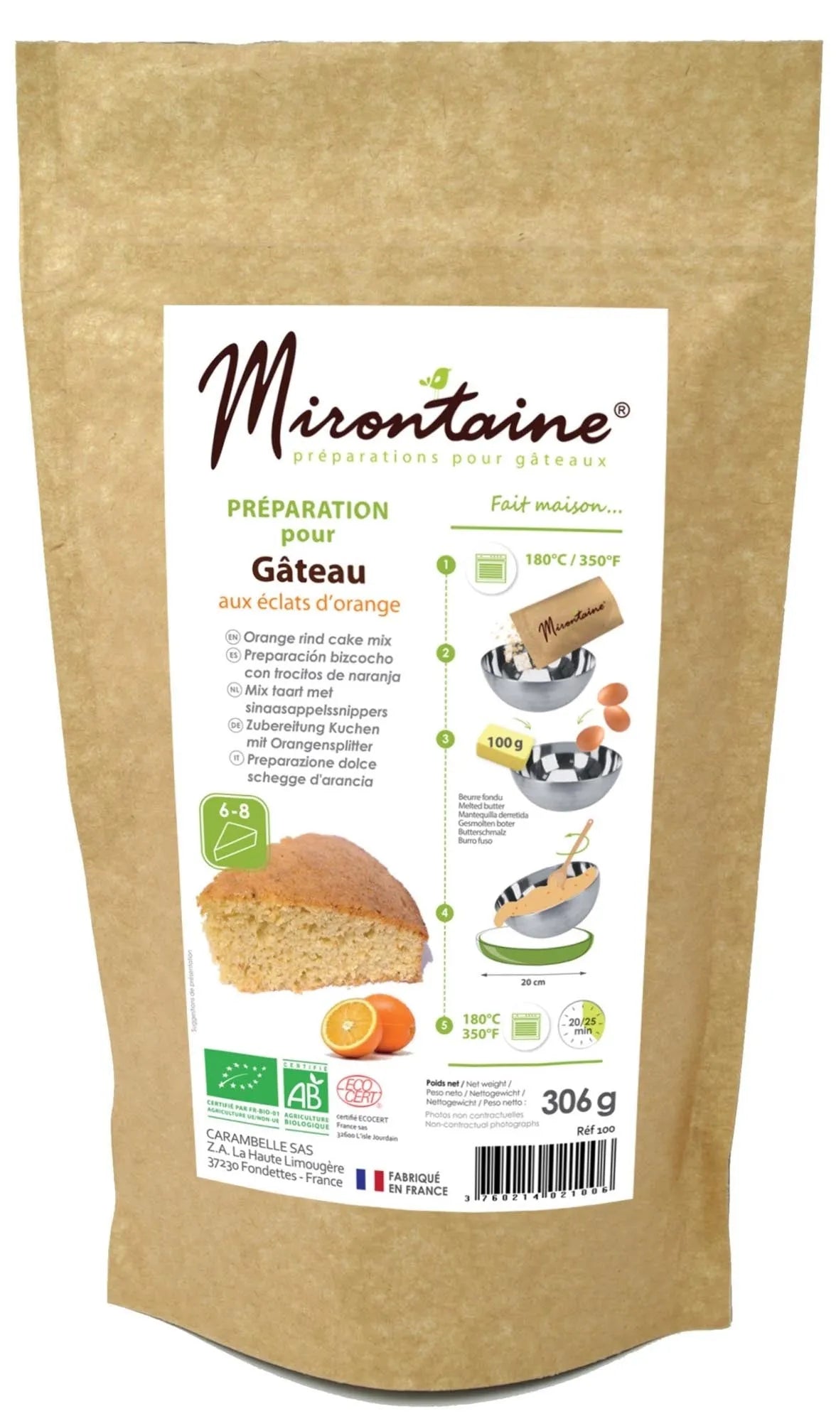 Köstliche BIO Orangen-Kuchen Backmischung: Saftiger Genuss mit natürlichen Aromen, ideal für jeden Anlass. Einfach & gesund backen!