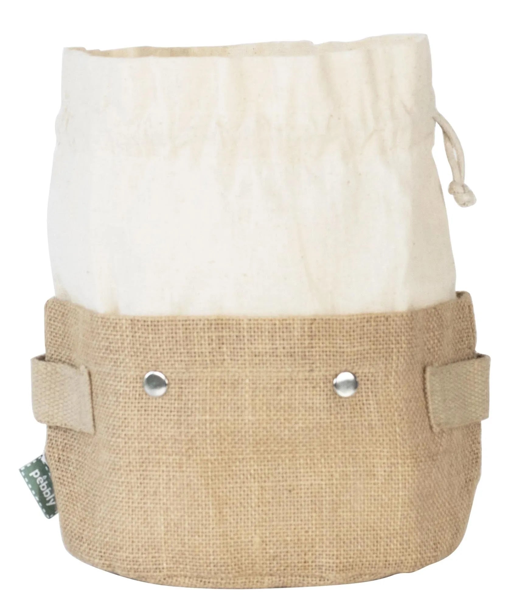 Pebbly Aufbewahrungstasche mit abnehmbarem Sack, natural S - KAQTU Design