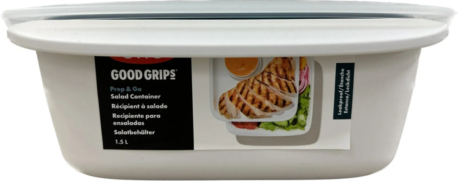 OXO Good Grips 1.5L: Perfekter Salatgenuss unterwegs, auslaufsicher!