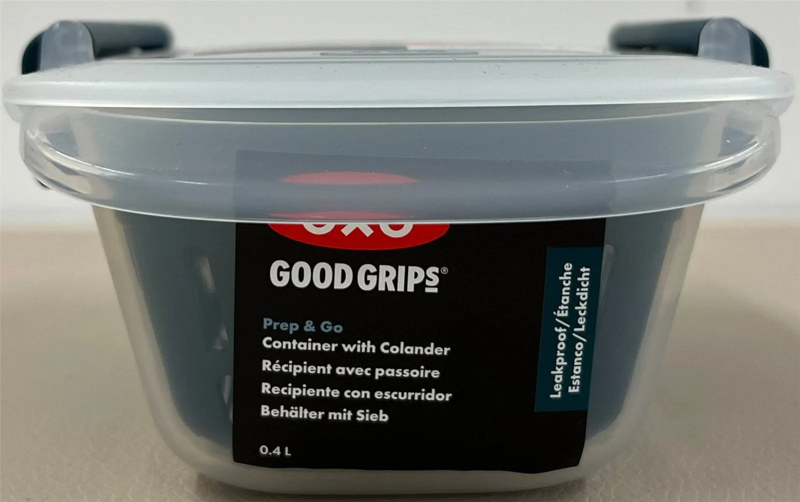 OXO Good Grips Prep  Go Behälter mit Sieb 0.45L - KAQTU Design