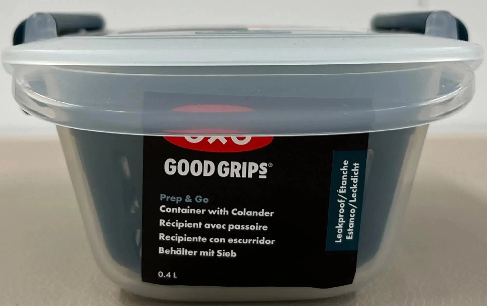 OXO Good Grips Prep  Go Behälter mit Sieb 0.45L - KAQTU Design