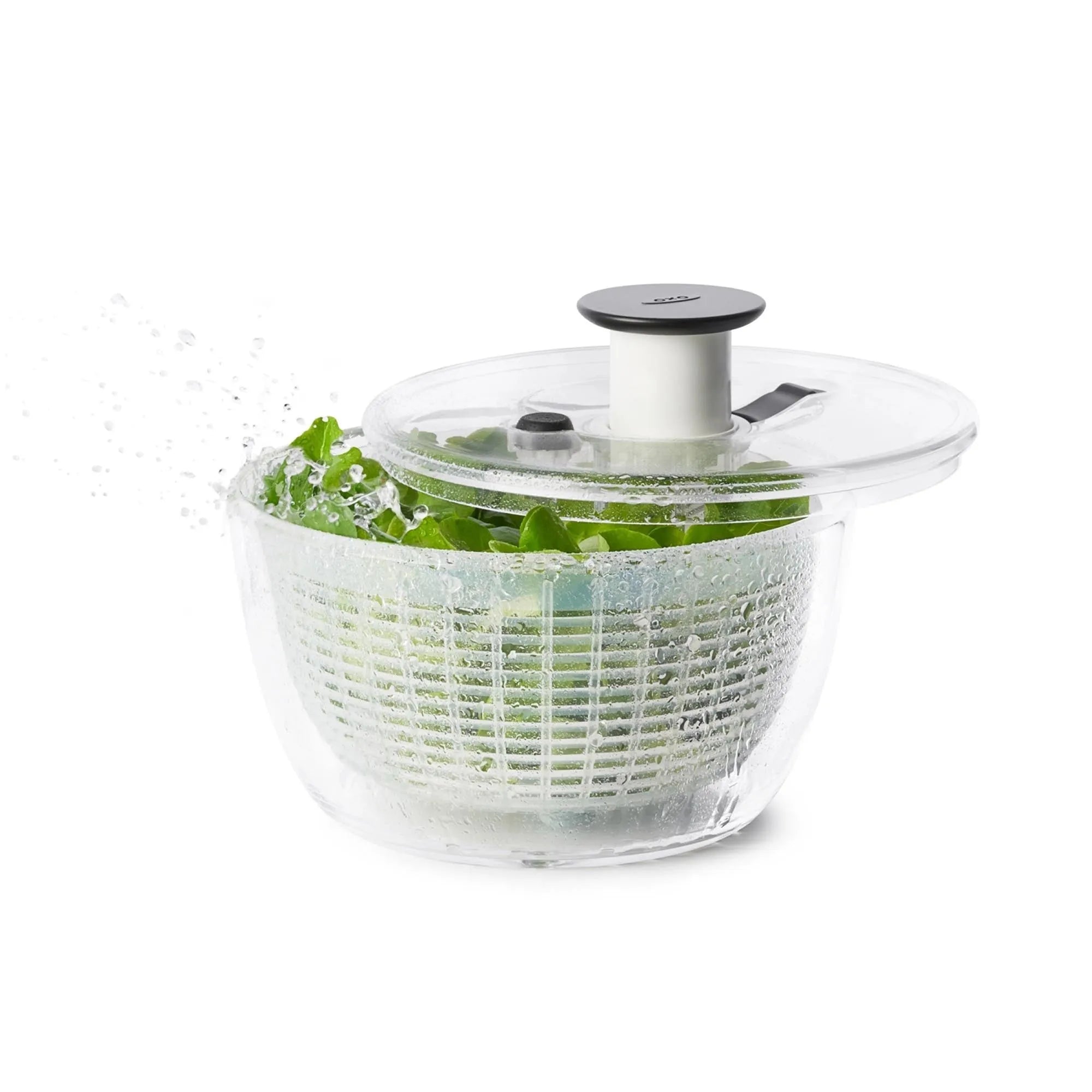 OXO Salatschleuder 2.7L: Perfekt für frische, knackige Salate.