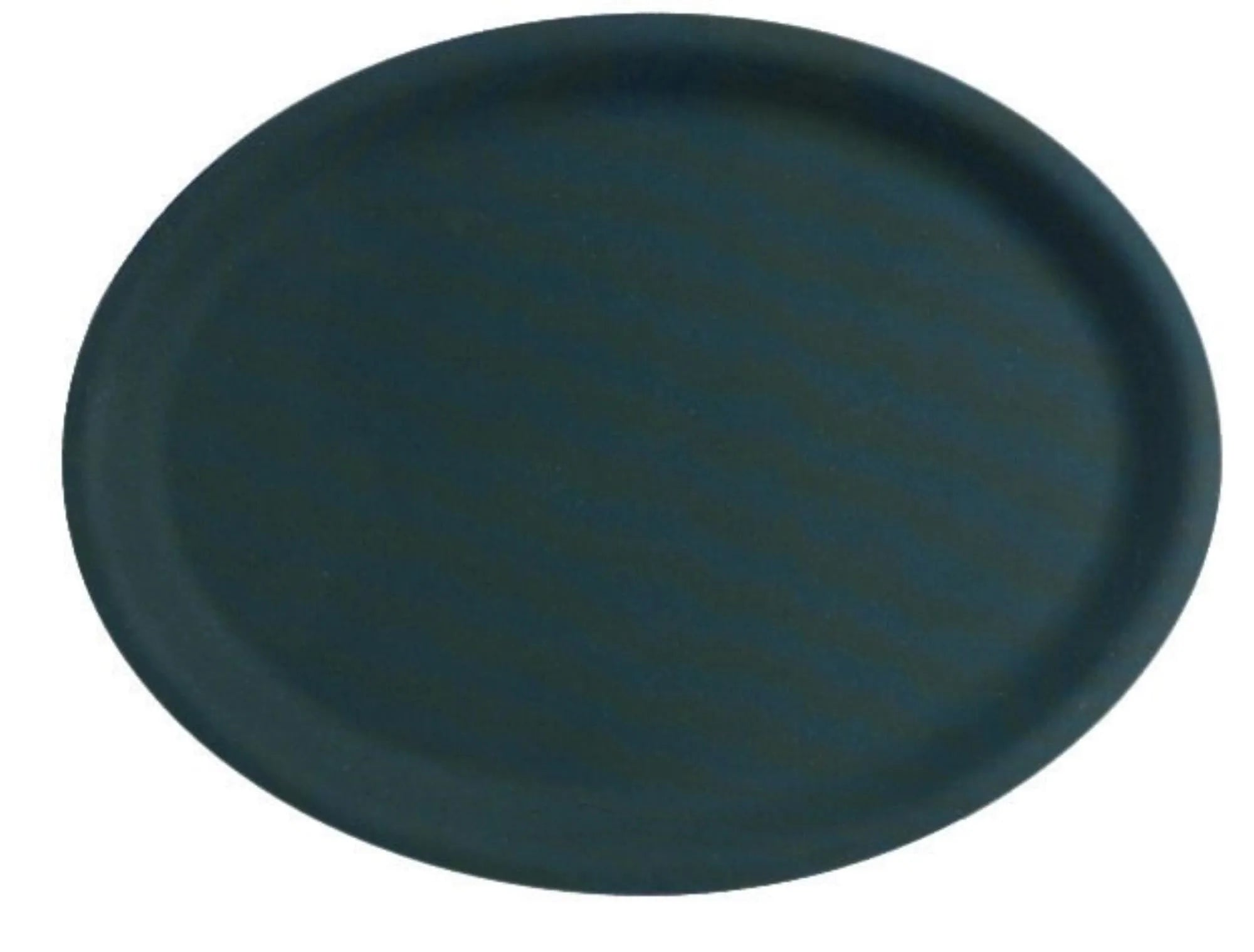 Elegantes, antirutschbeschichtetes Piazza Tablett, schwarz, oval, 21x29cm – robust, stilvoll, ideal für jeden Anlass.