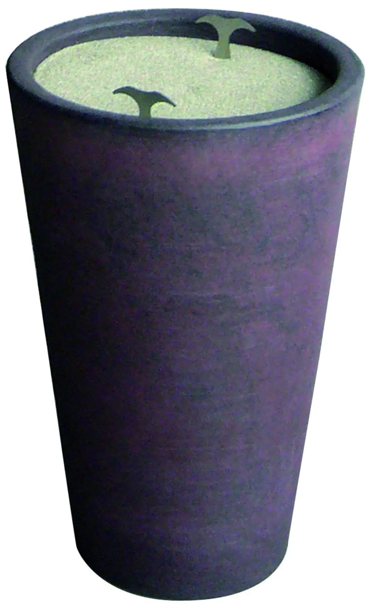 Aussen Aschenbecher Farbe Terracotta 55cm - KAQTU Design