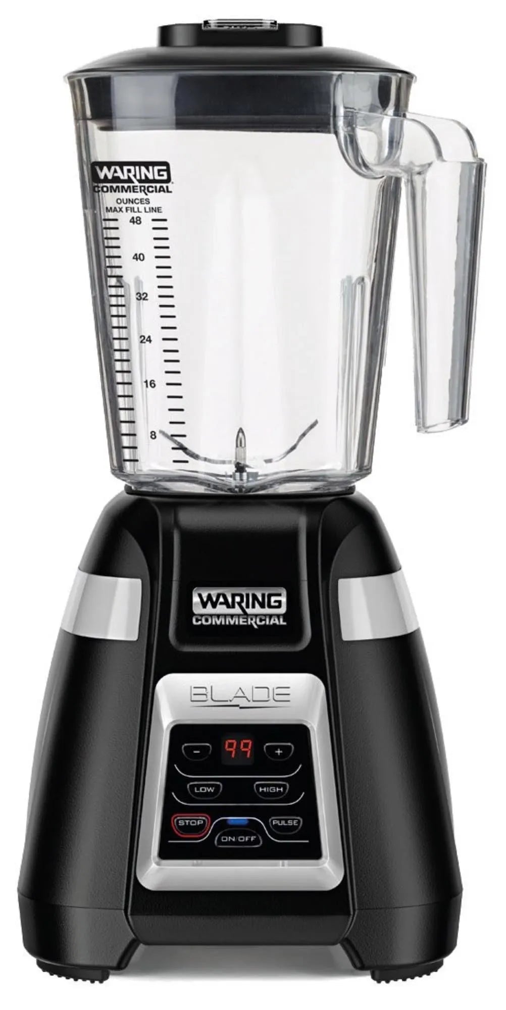 Leistungsstarker 1 HP Blender mit 1,4L BPA-freiem Kunststoffbecher, Touchpad, Timer, Edelstahlklingen und vielseitigen Geschwindigkeiten.