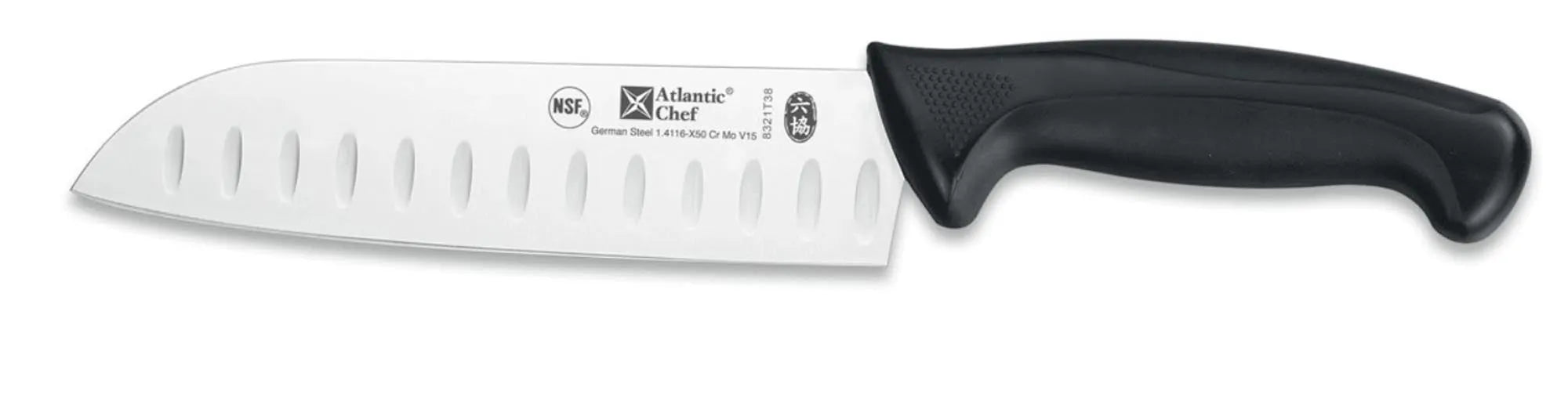 Atlantic Chef Santokumesser 19cm schwarz - KAQTU Design