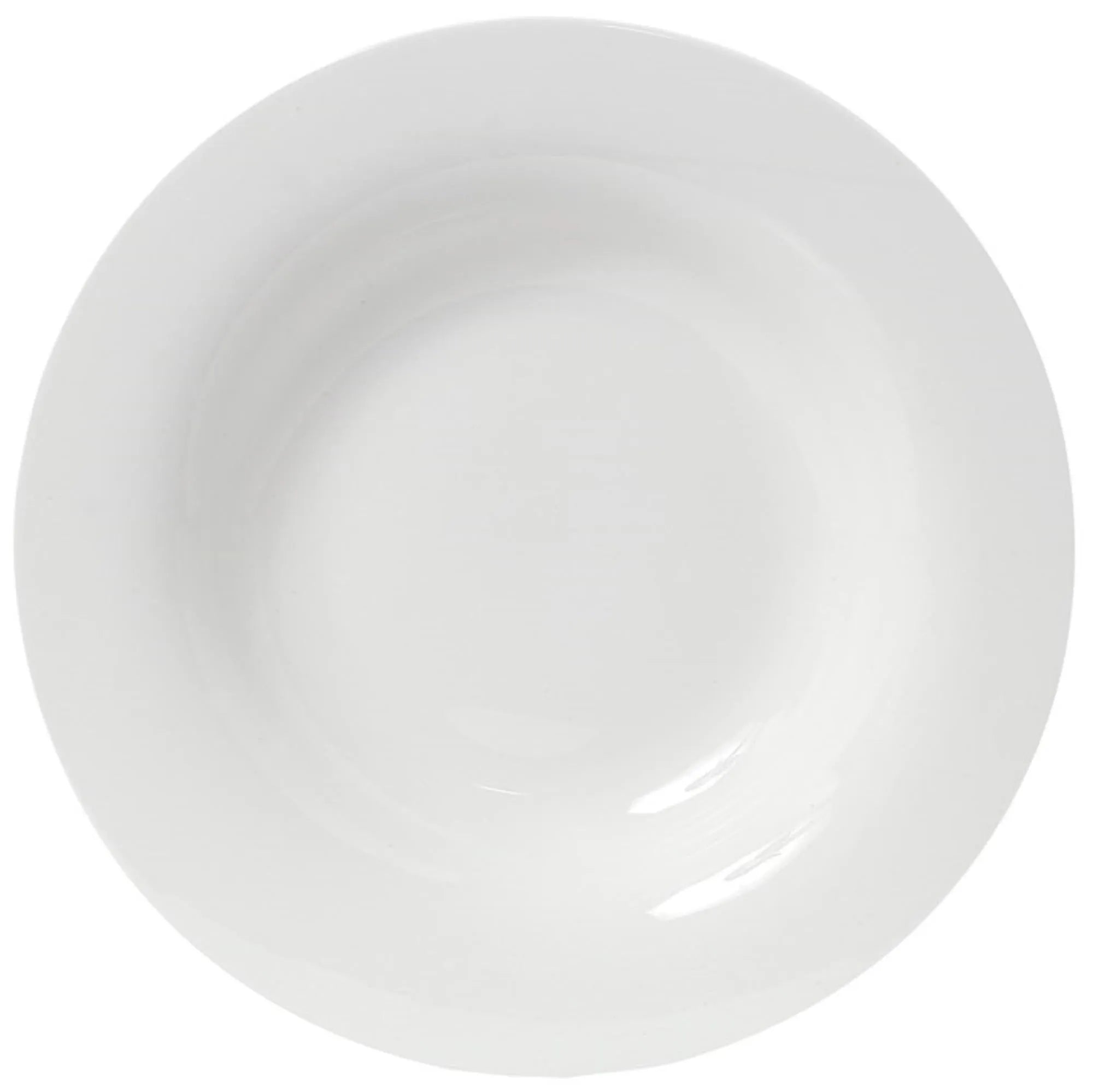 Eleganter 19cm Verona BC Teller aus Bone China von Royal Porcelain: robust, leicht, spülmaschinenfest, ideal für Vorspeisen und Desserts.