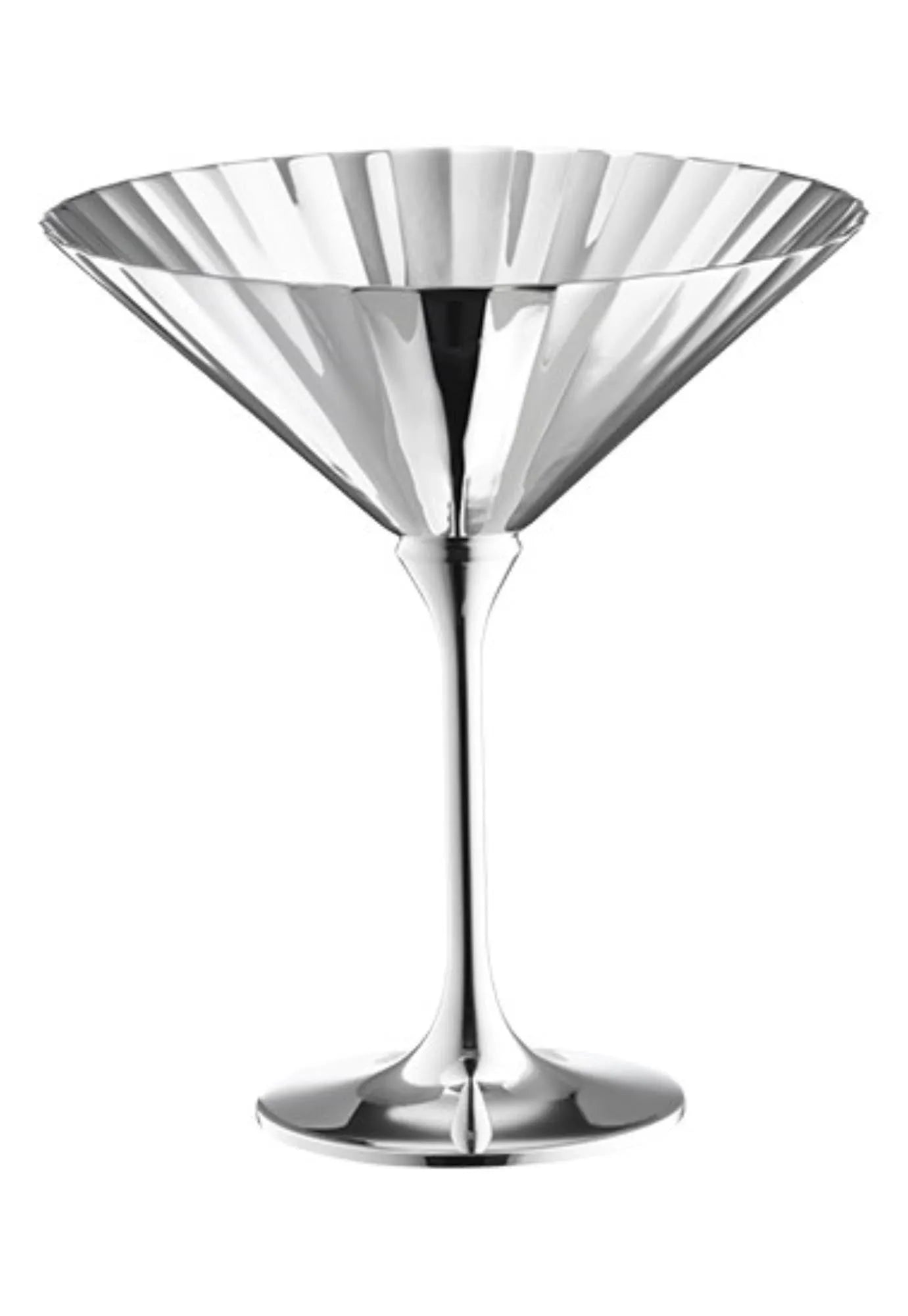 Belvedere 90 Cocktailschale in Silber präsentiert im Onlineshop von KAQTU Design AG. Glas ist von Robbe & Berking